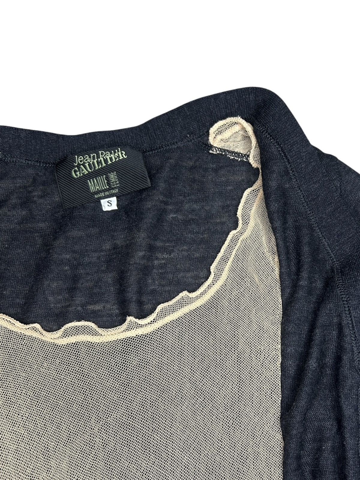 Jean Paul Gaultier 90s Trompe Loeil Cardigan Size S / US 4 / IT 40 - 7 Thumbnail