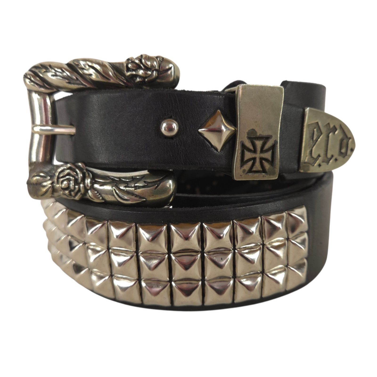 Enfants Riches Deprimes ERD 2CM STUDDED LEATHER BELT | Grailed