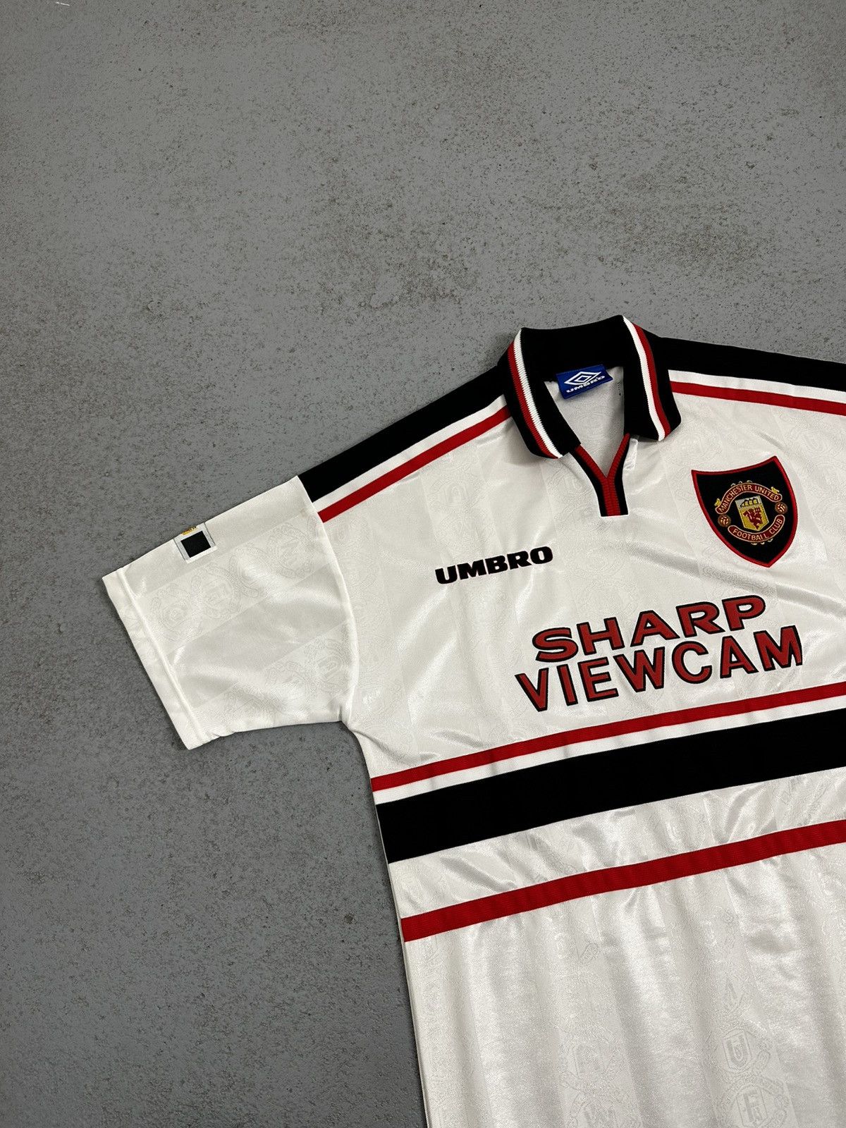 Umbro Vintage 1997/99 Umbro Manchester United Away Soccer Jersey Size US L / EU 52-54 / 3 - 2 Thumbnail