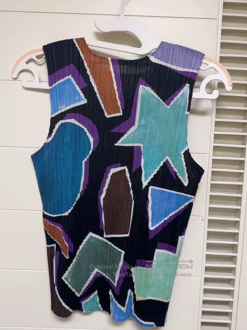Issey Miyake Issey Miyake Color-Block Tank Top Size L / US 10 / IT 46 - 2 Thumbnail