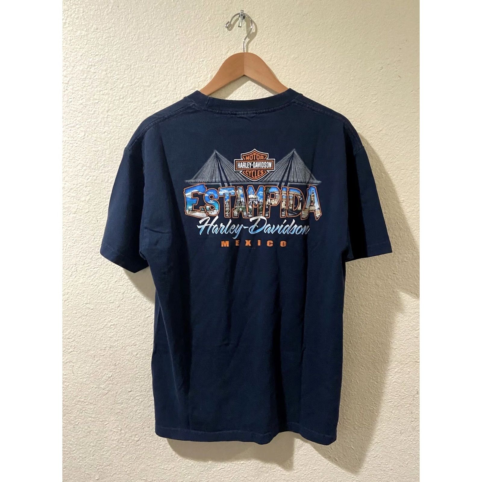 Harley Davidson Harley-Davidson Shirt Adult L Black Graphic Print Jersey Short Sleeve Crew Neck USA Biker Motorcycle Western Clothing Tee Size US L / EU 52-54 / 3 - 2 Thumbnail
