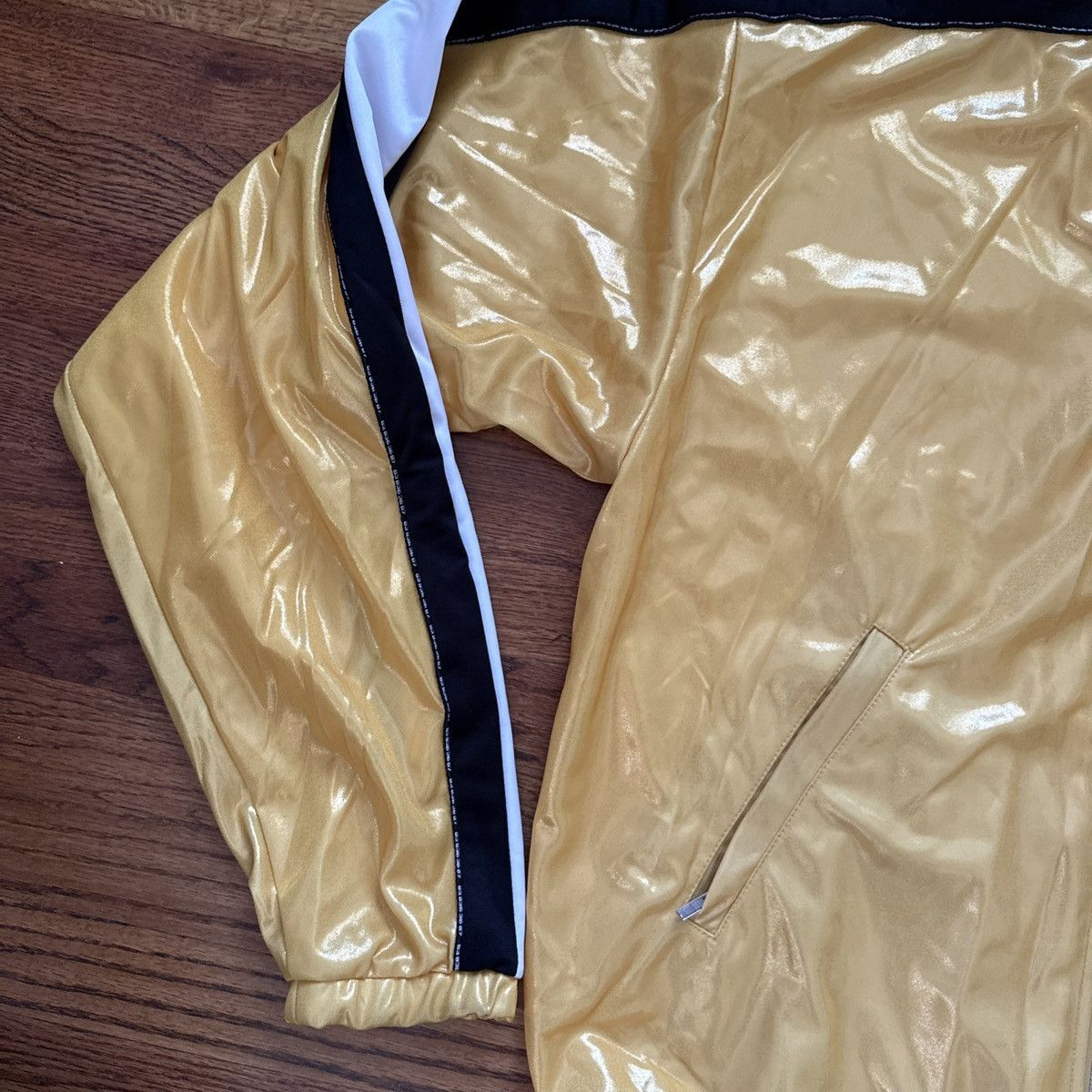 VTMNTS VTMNTS Men's Oversized Tracksuit Jacket In Gold Size US L / EU 52-54 / 3 - 6 Thumbnail
