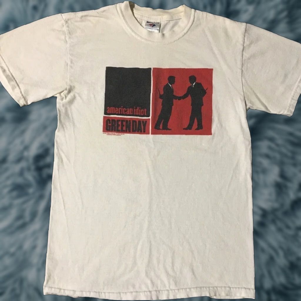 Vintage Vtg 2005 Green Day American Idiot Faded Tour Shirt S Punk Rock Promo Grunge Y2K Size US S / EU 44-46 / 1 - 1 Thumbnail
