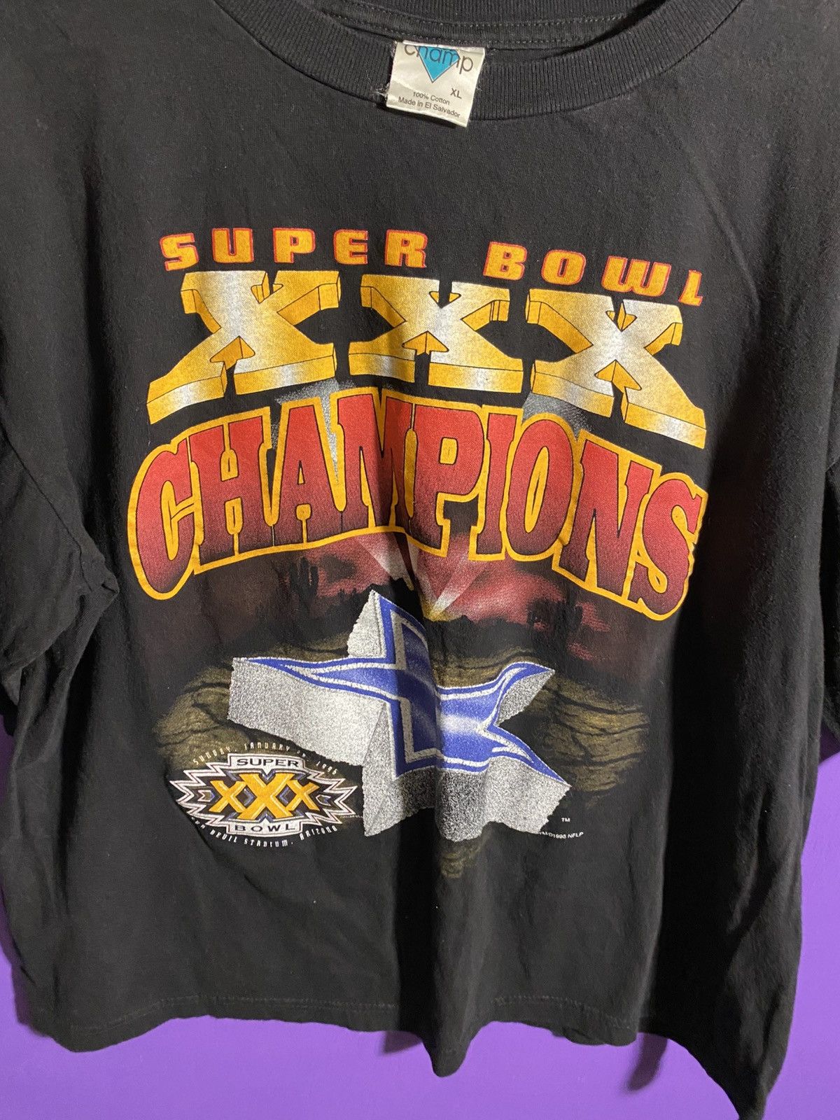 NFL × Vintage Vintage 1995 Dallas cowboys Super Bowl XXX champs tee Size US XL / EU 56 / 4 - 3 Thumbnail