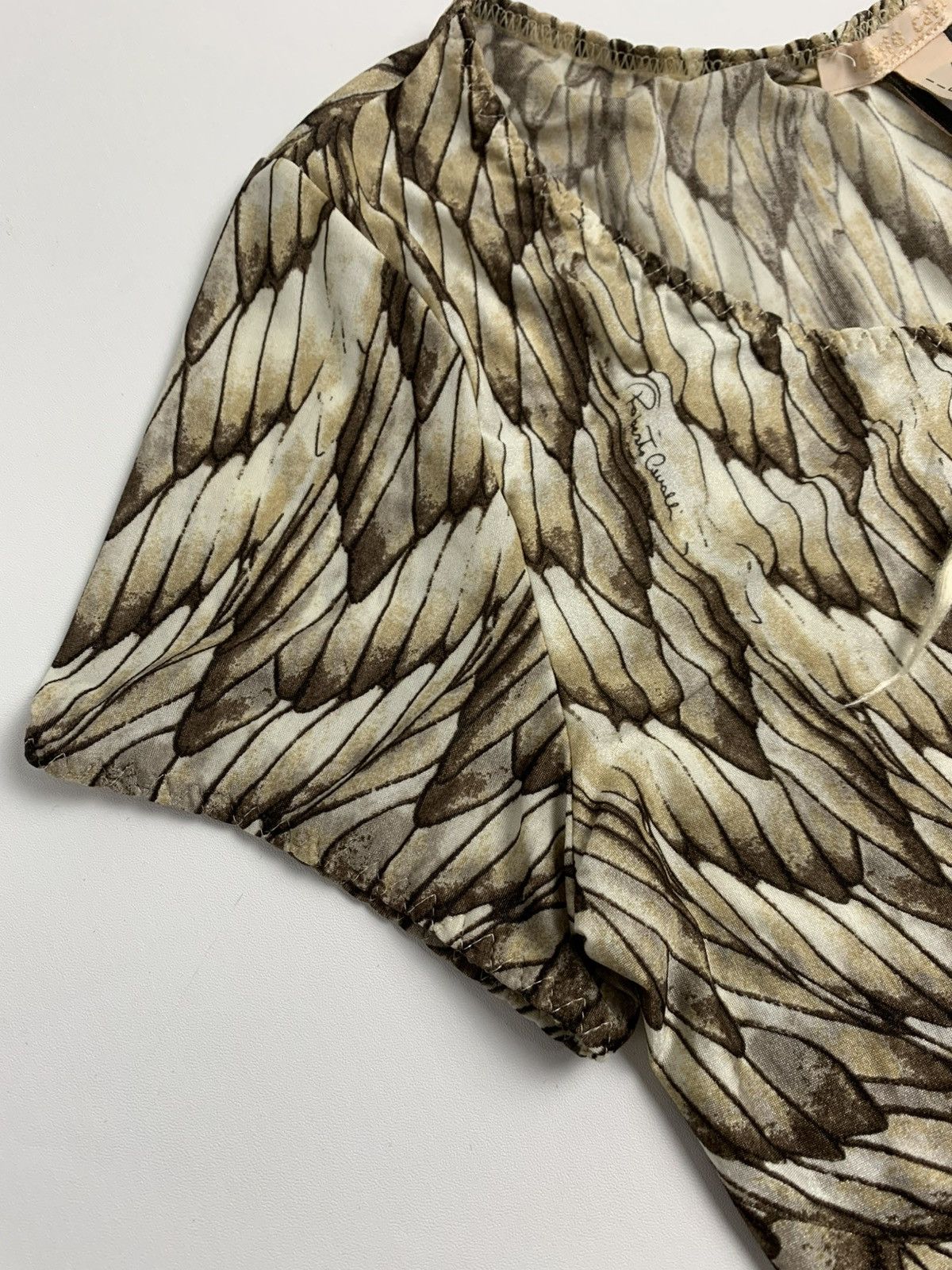 Roberto Cavalli Roberto Cavalli Feather Illusion Top Size L / US 10 / IT 46 - 8 Thumbnail