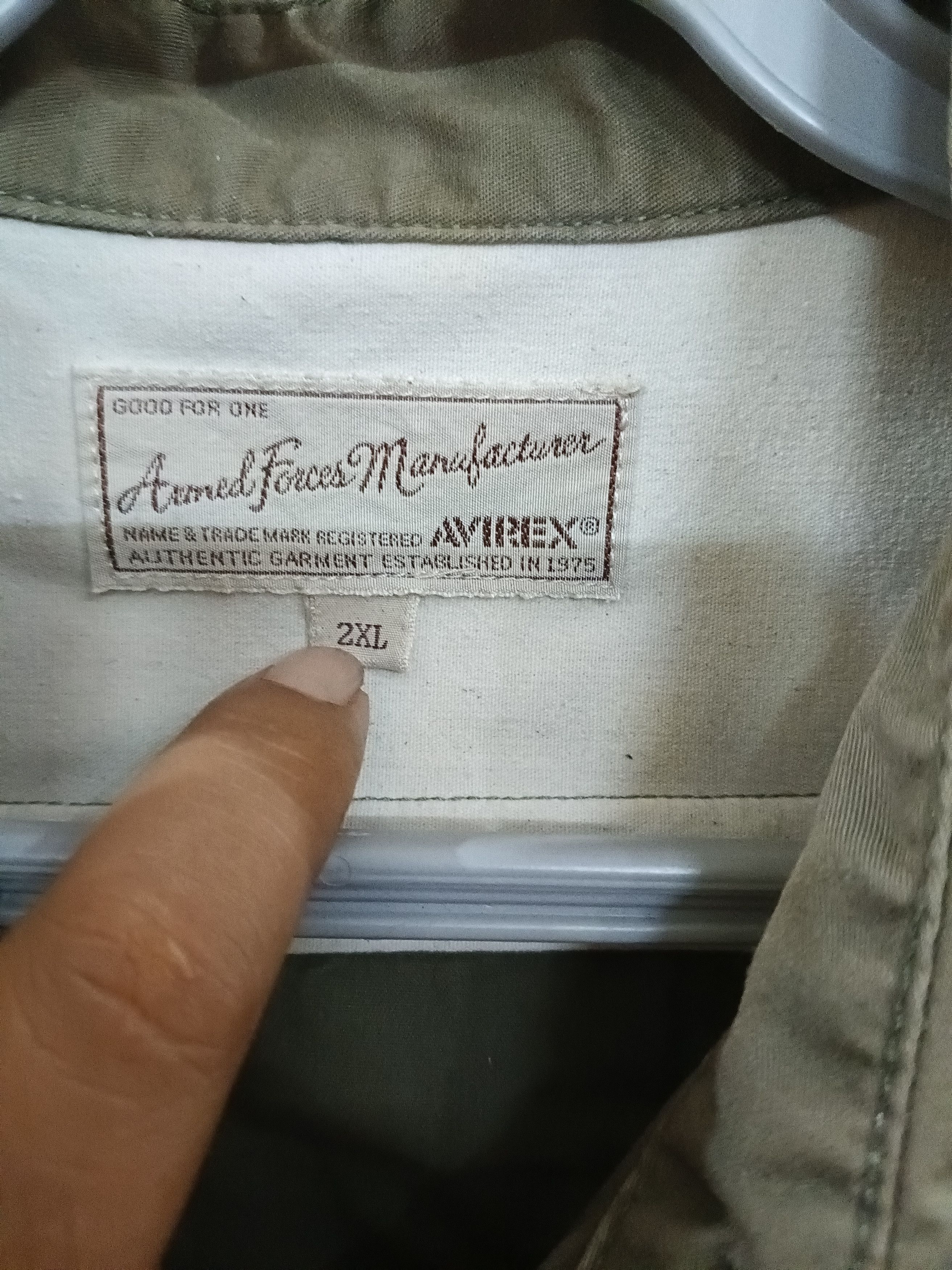 Avirex Avirex Little Creek Force Shirt Size US XXL / EU 58 / 5 - 2 Thumbnail