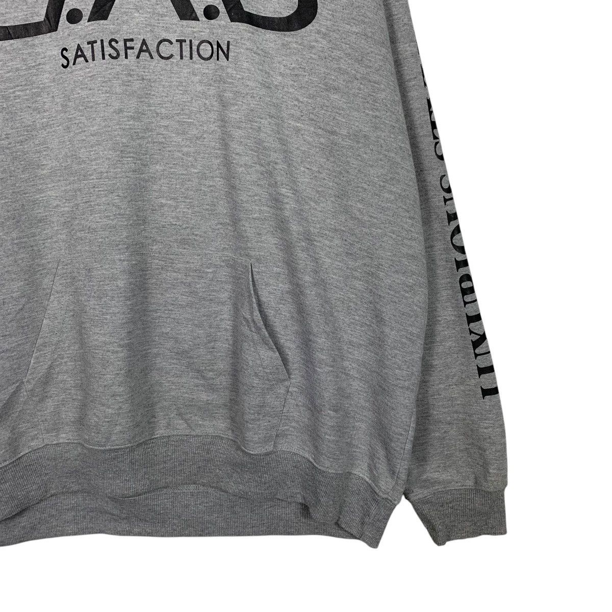 Japanese Brand DAD Satisfaction Spellout Pullover Hoodie Size US L / EU 52-54 / 3 - 4 Thumbnail