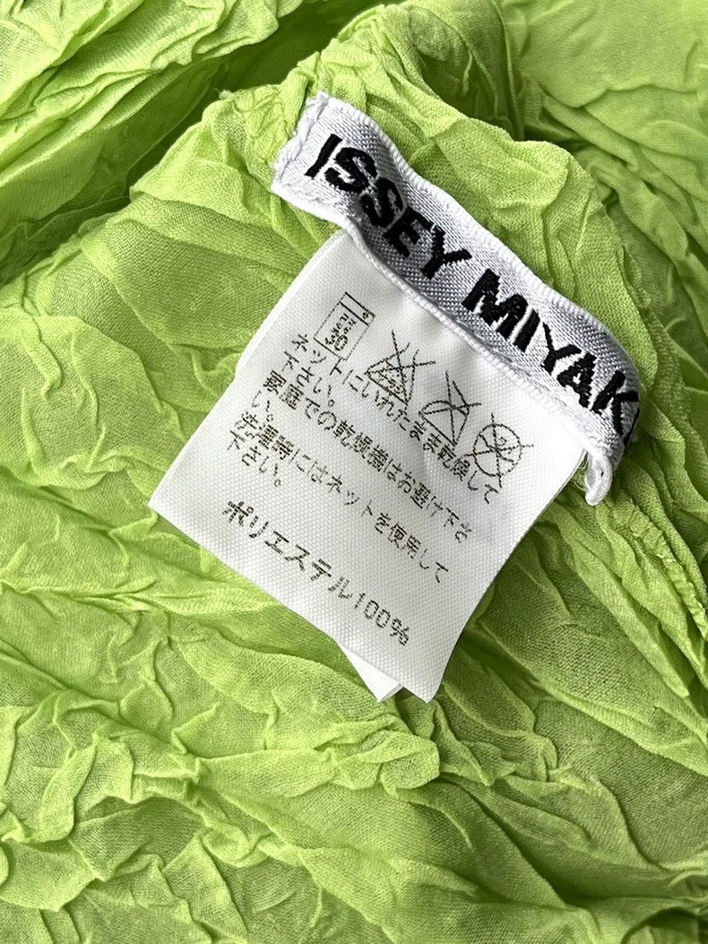 Issey Miyake Issey Miyake Yellow-green high-neck sleeveless mainline pe Size M / US 6-8 / IT 42-44 - 6 Thumbnail