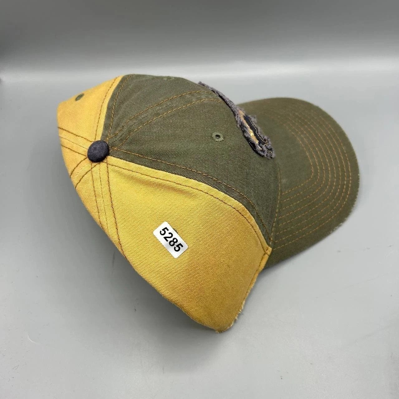 The Game South Dakota Hat Men Green Brown The Game Strap Back Cap New Size ONE SIZE - 7 Thumbnail