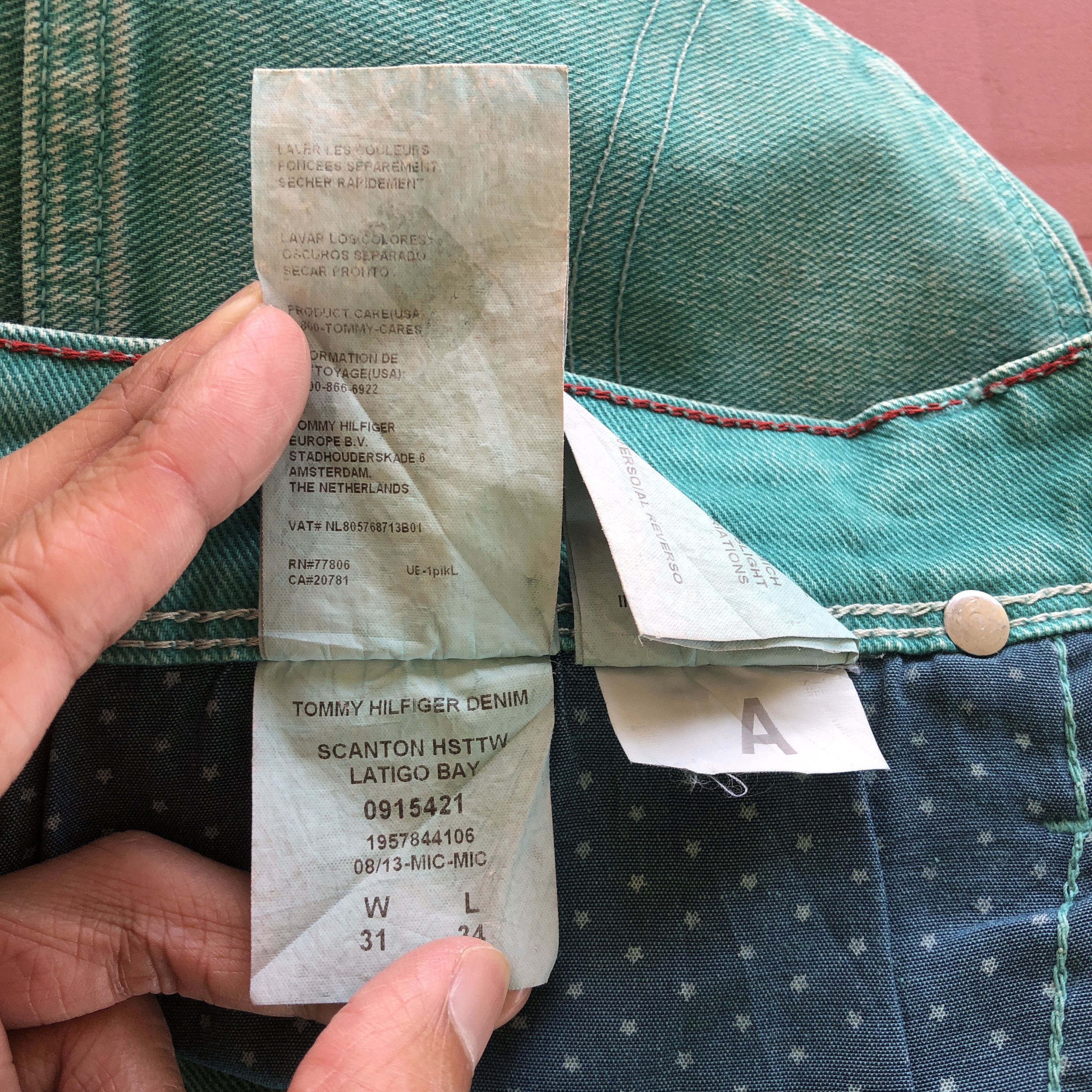 Tommy Hilfiger Green Tommy Hilfiger Jeans Tommy Hilfiger Denim Pants Size US 30 / EU 46 - 8 Thumbnail
