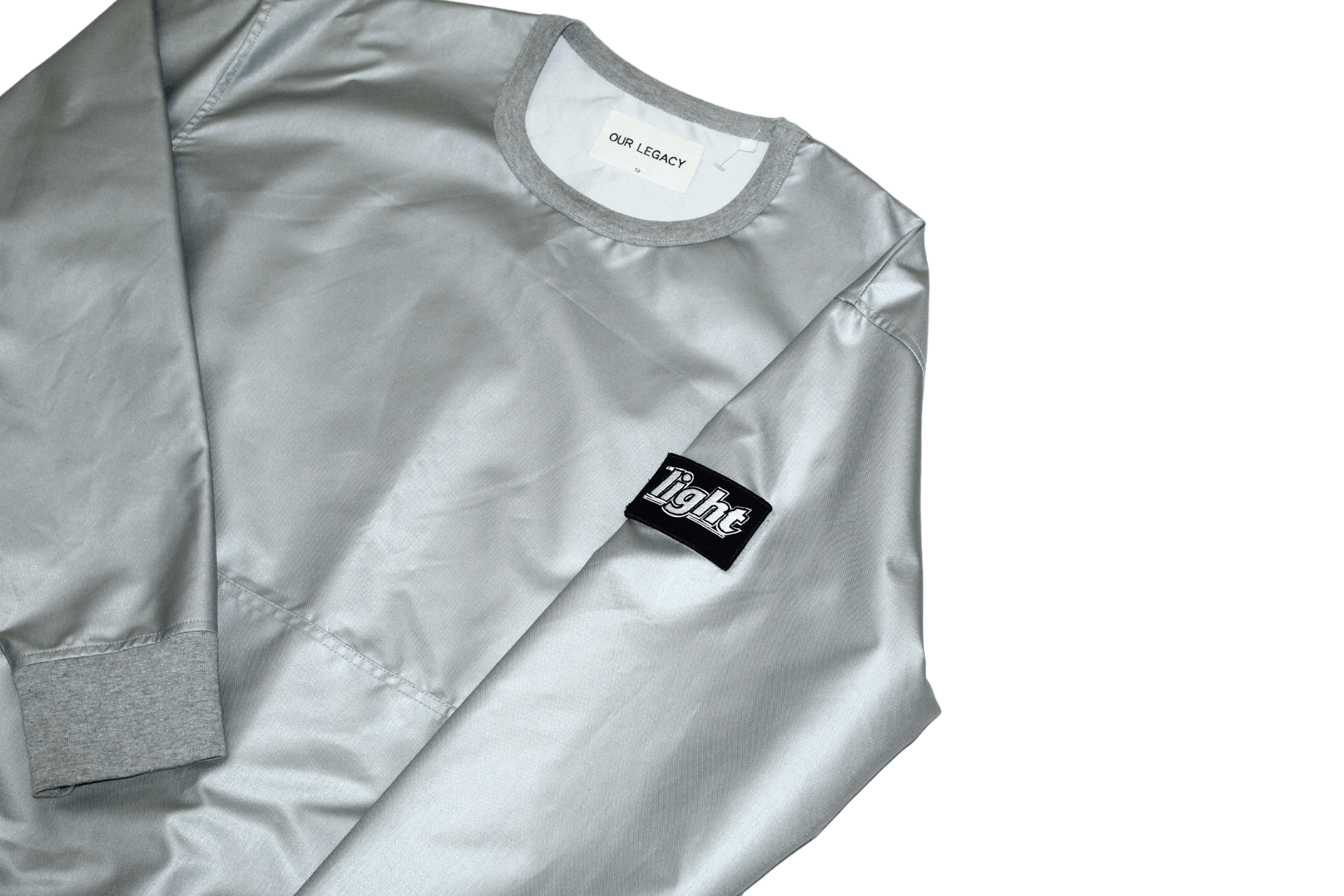 Our Legacy GRAIL💥Our Legacy AW14 Silver Reflective Pullover Jacket Size US XL / EU 56 / 4 - 12 Thumbnail