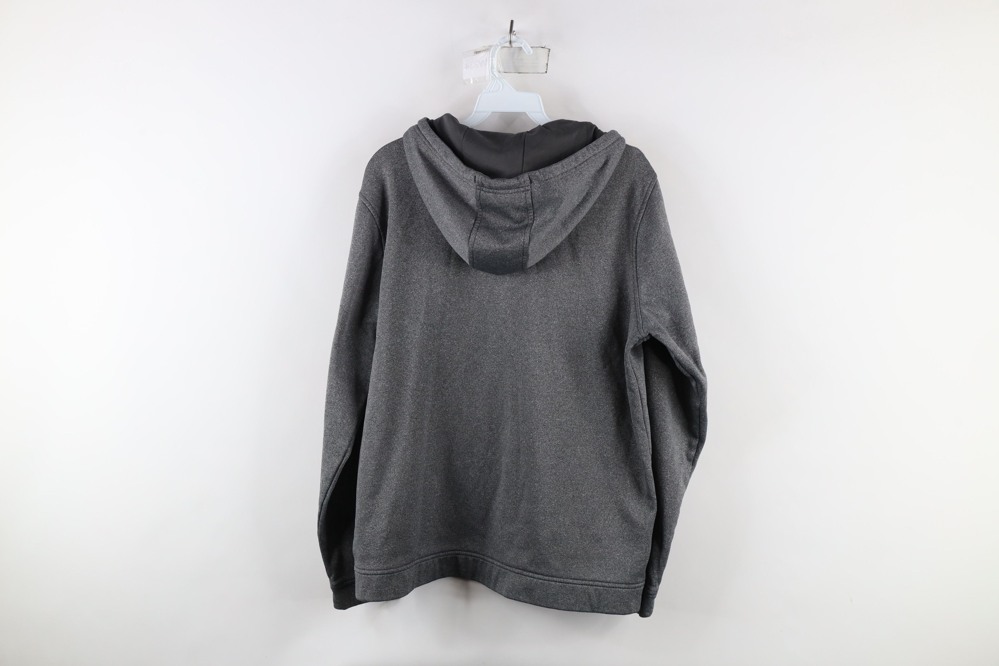 Under Armour × Vintage Under Armour Dame University Football Full Zip Hoodie Gray Size US L / EU 52-54 / 3 - 11 Thumbnail