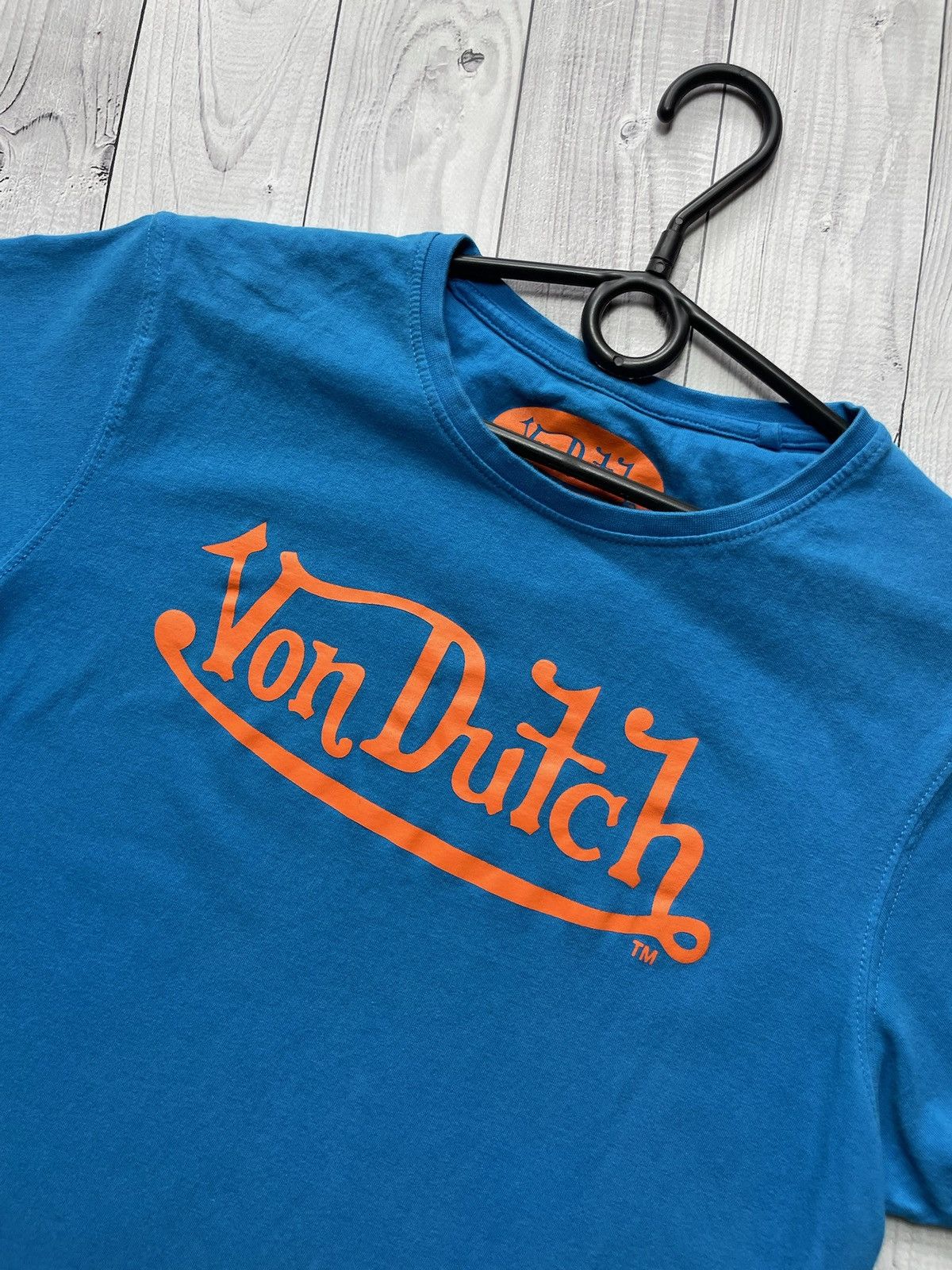 Von Dutch Vintage Von Dutch tee blue logo size M Size US M / EU 48-50 / 2 - 2 Thumbnail