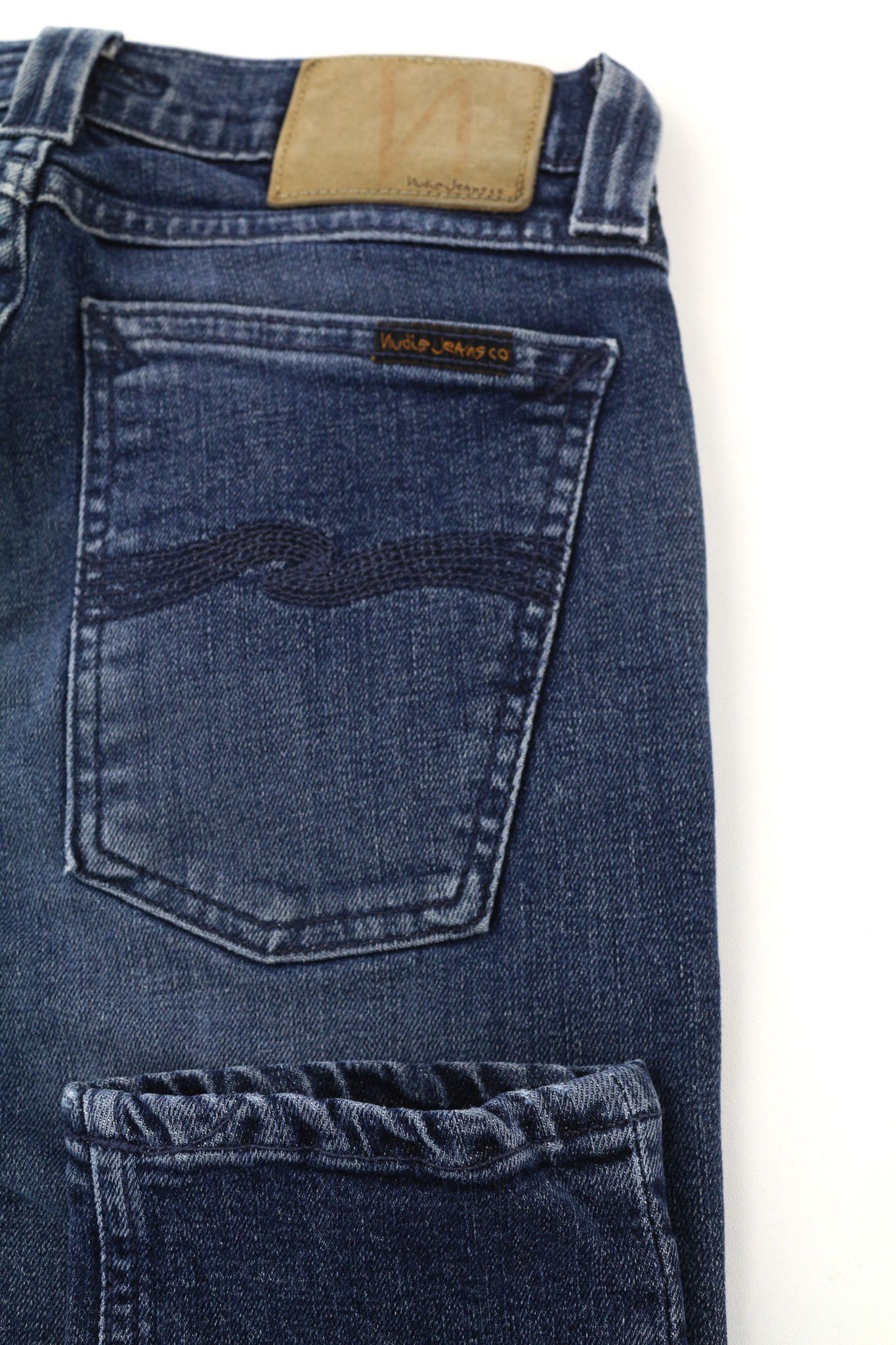 Nudie Jeans SKINNY LIN W28/L30 Blue Washed Jeans 80622 Size US 28 / EU 44 - 5 Thumbnail