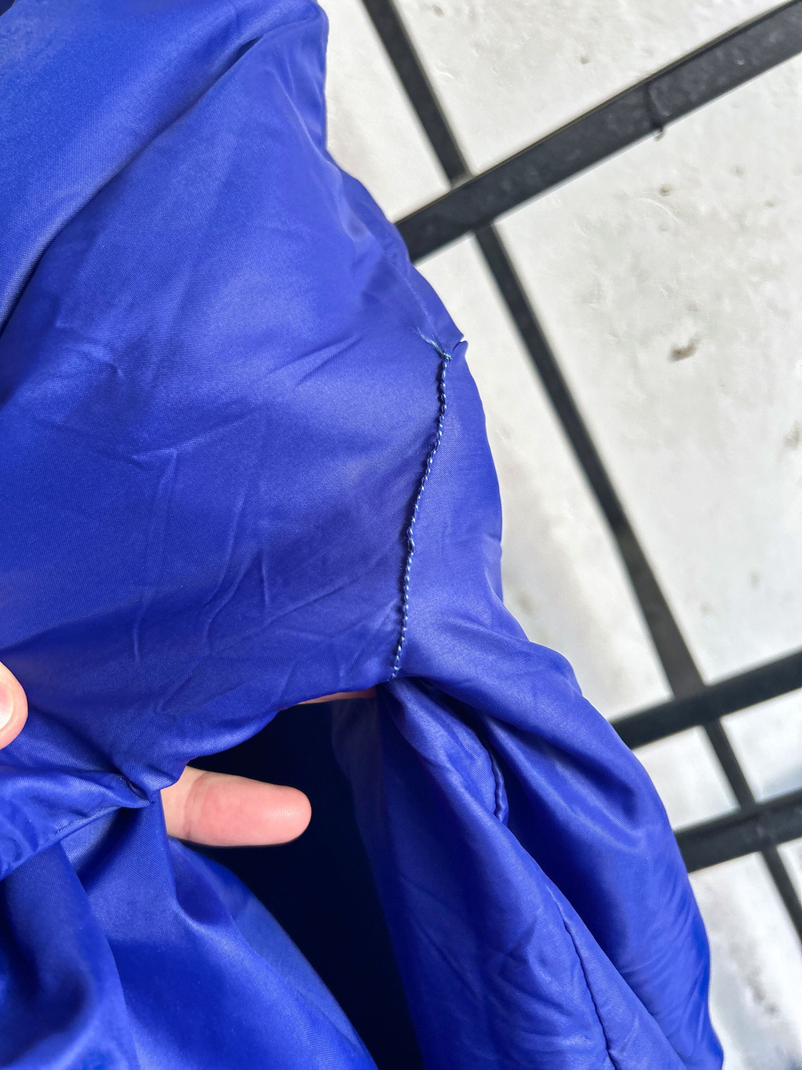 Vintage Blue Puffer Bomber Jacket Minimal Oversized Outerwear Size US M / EU 48-50 / 2 - 18 Thumbnail