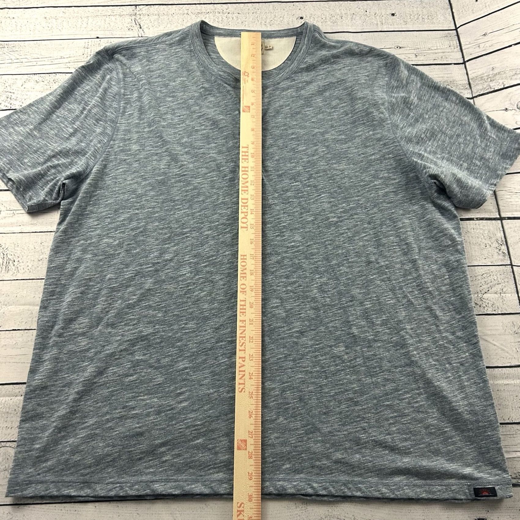 Faherty Faherty Short Sleeve Button-Up Henley Shirt Men's XXL Blue Size US XXL / EU 58 / 5 - 4 Thumbnail