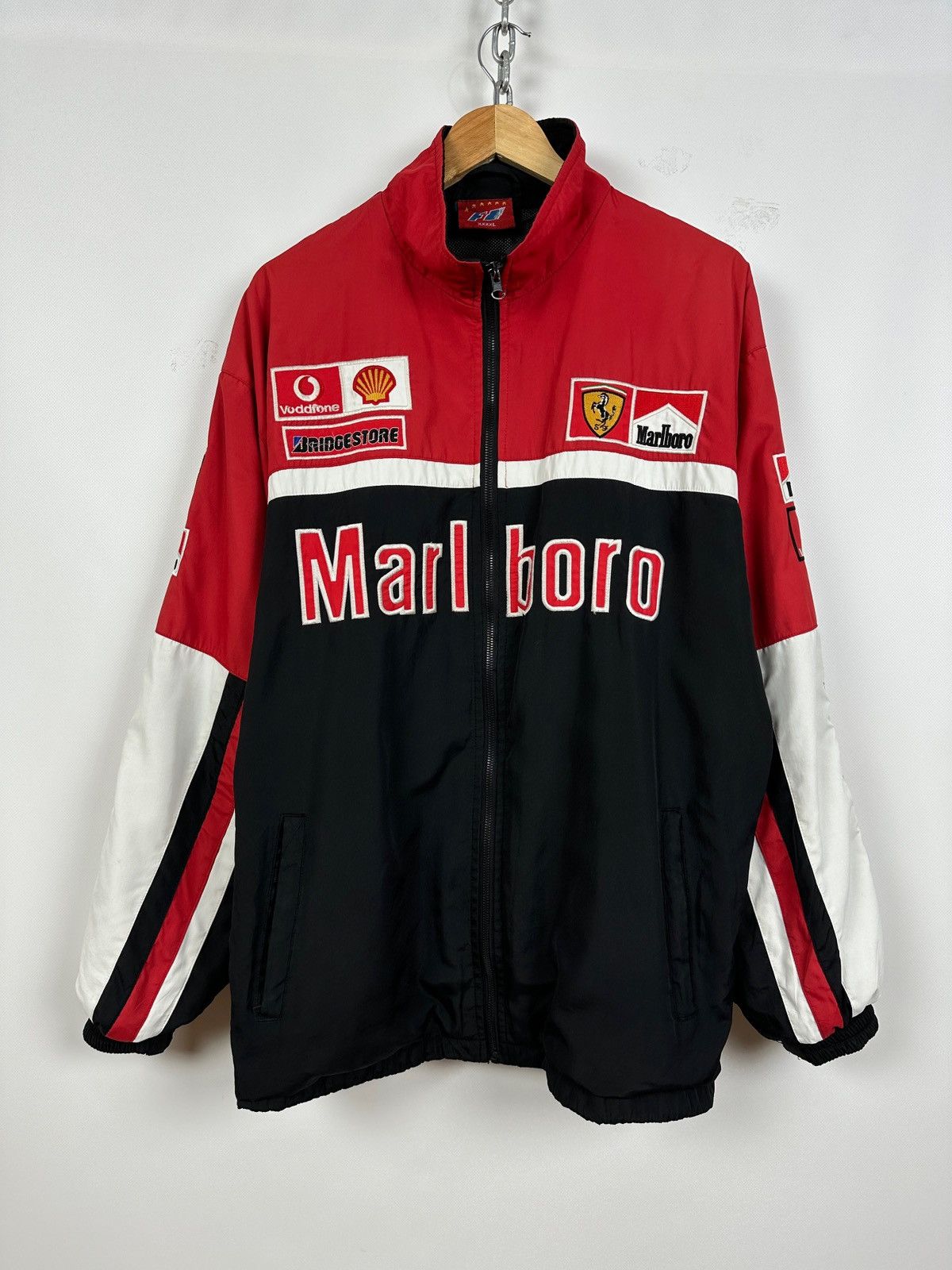 Ferrari Vintage Ferrari Marlboro Vodafone Racing Light Track Jacket Size US XL / EU 56 / 4 - 5 Thumbnail