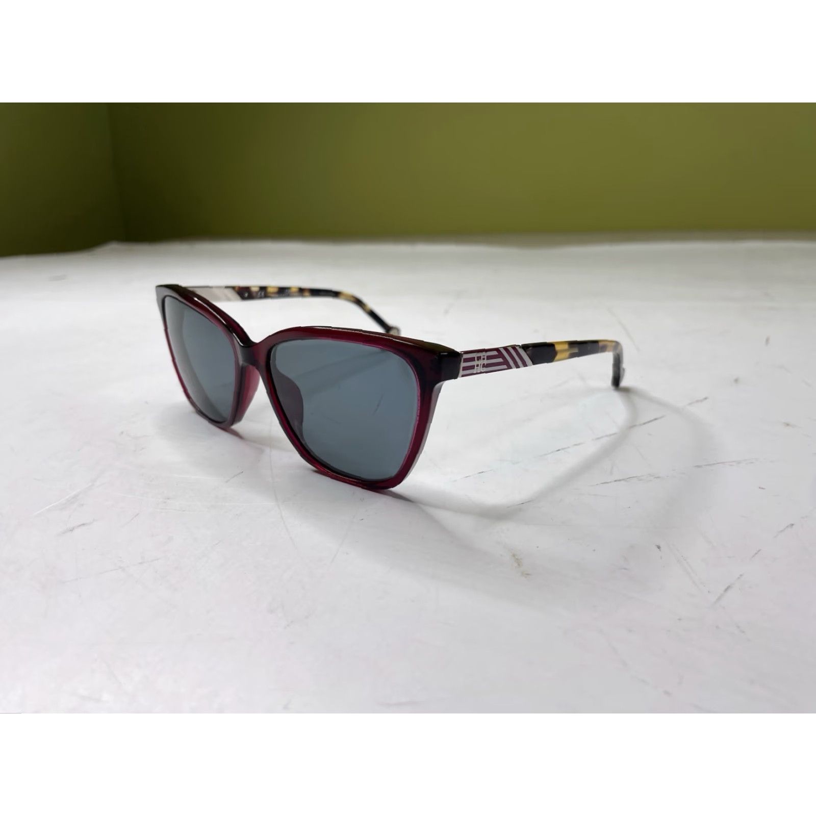 Carolina Herrera Carolina Herrera Sunglasses Cat Eye Unisex Adults Frames Only Brown Tinted Polycarbonate Acetate Tortoise Multicolor Size ONE SIZE - 2 Thumbnail
