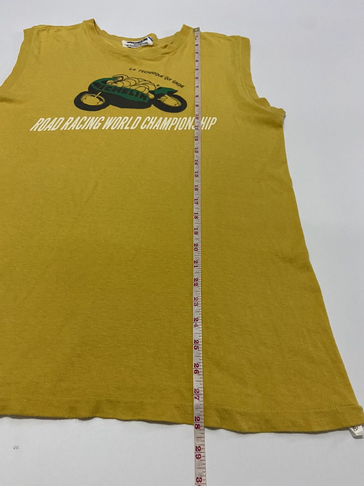 Vintage VINTAGE MICHELIN ROAD RACING WORLD CHAMPIONSHIP SLEEVELESS Size US S / EU 44-46 / 1 - 4 Thumbnail
