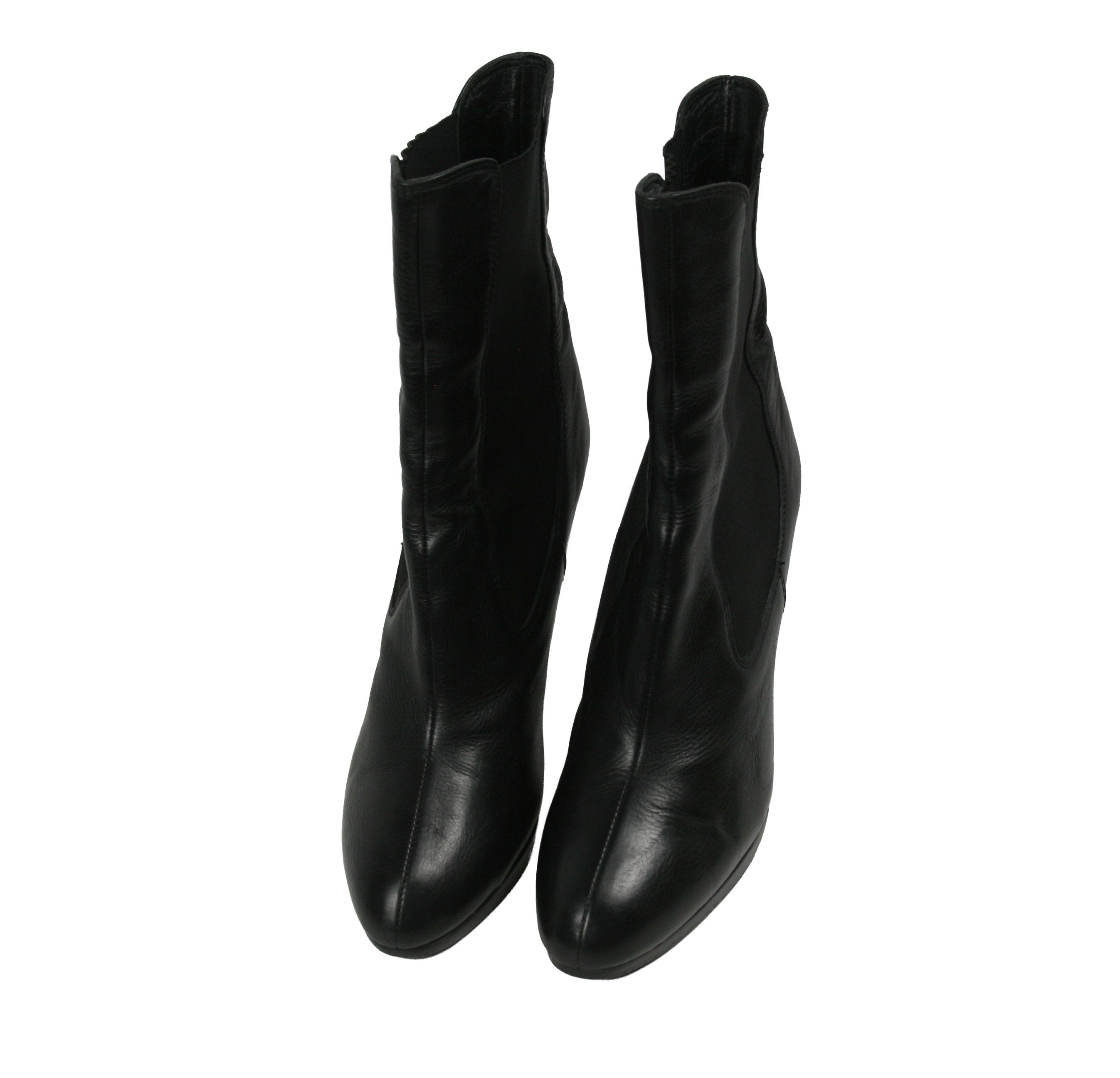 Miu Miu 00S Healed Leather Ankle Boots Vintage Size US 9 / IT 39 - 11 Thumbnail