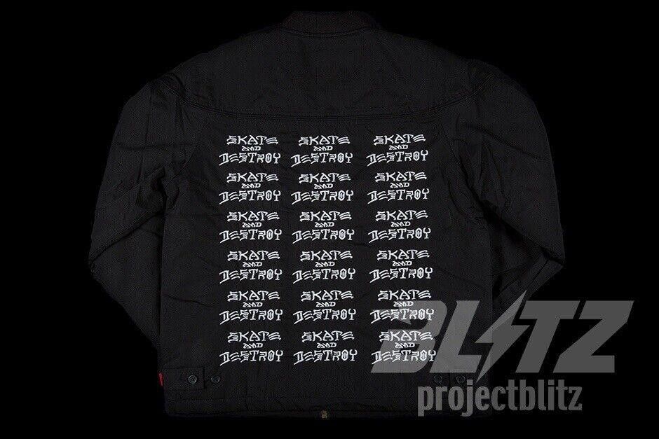 Supreme Thrasher Poplin Crew Jacket ロゴ Supreme Thrasher Poplin Crew Jacket Black Men's - SS17 - US