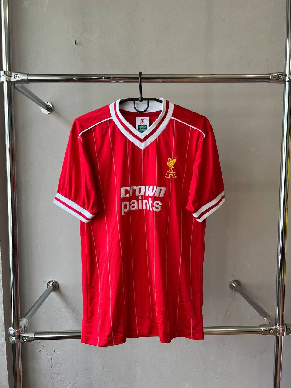 Sports Specialties 1982/83 LIVERPOOL REMAKE SCORE DRAW SOCCER FOOTBALL JERSEY Size US M / EU 48-50 / 2 - 2 Thumbnail