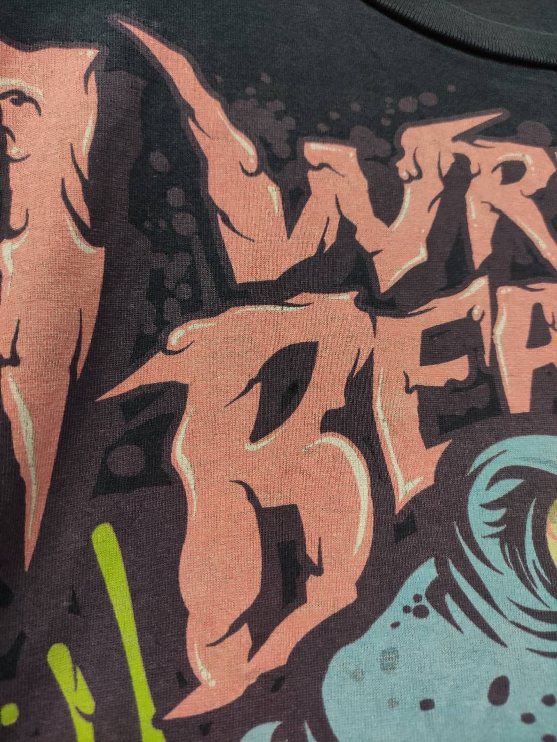 Band Tees Vtg 00's I Wrestled A Bear Once Band " Mutant Walrus " Size US L / EU 52-54 / 3 - 4 Thumbnail
