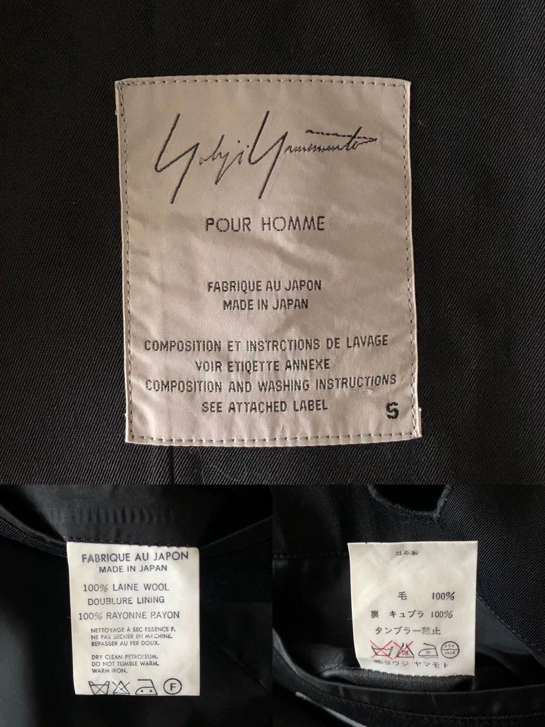 Yohji Yamamoto Yohji Yamamoto size s 92ss Eclipse Cutout Suit 2501-Nextarr Size 38R - 9 Thumbnail