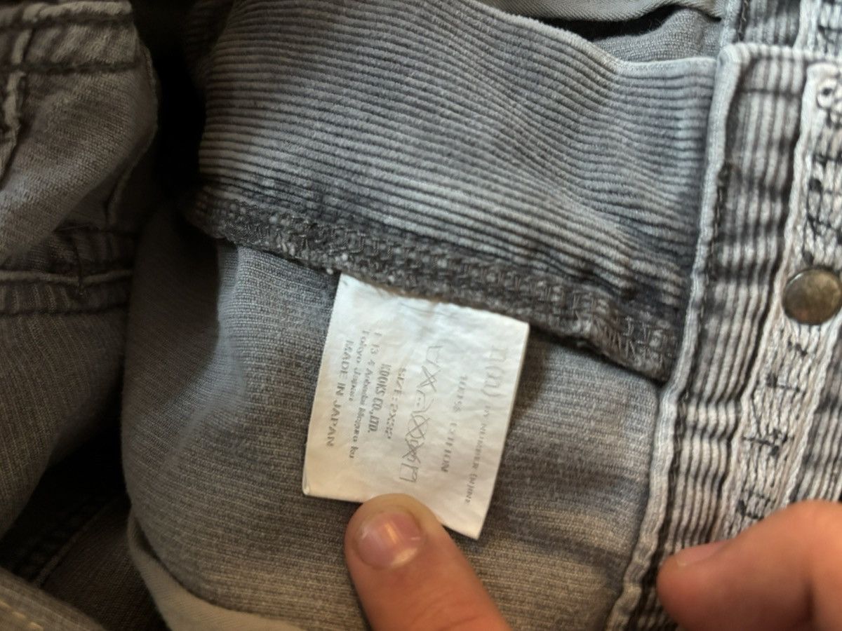 Number (N)ine number (n)ine Gray corduroy skinny pants Size US 29 - 8 Thumbnail
