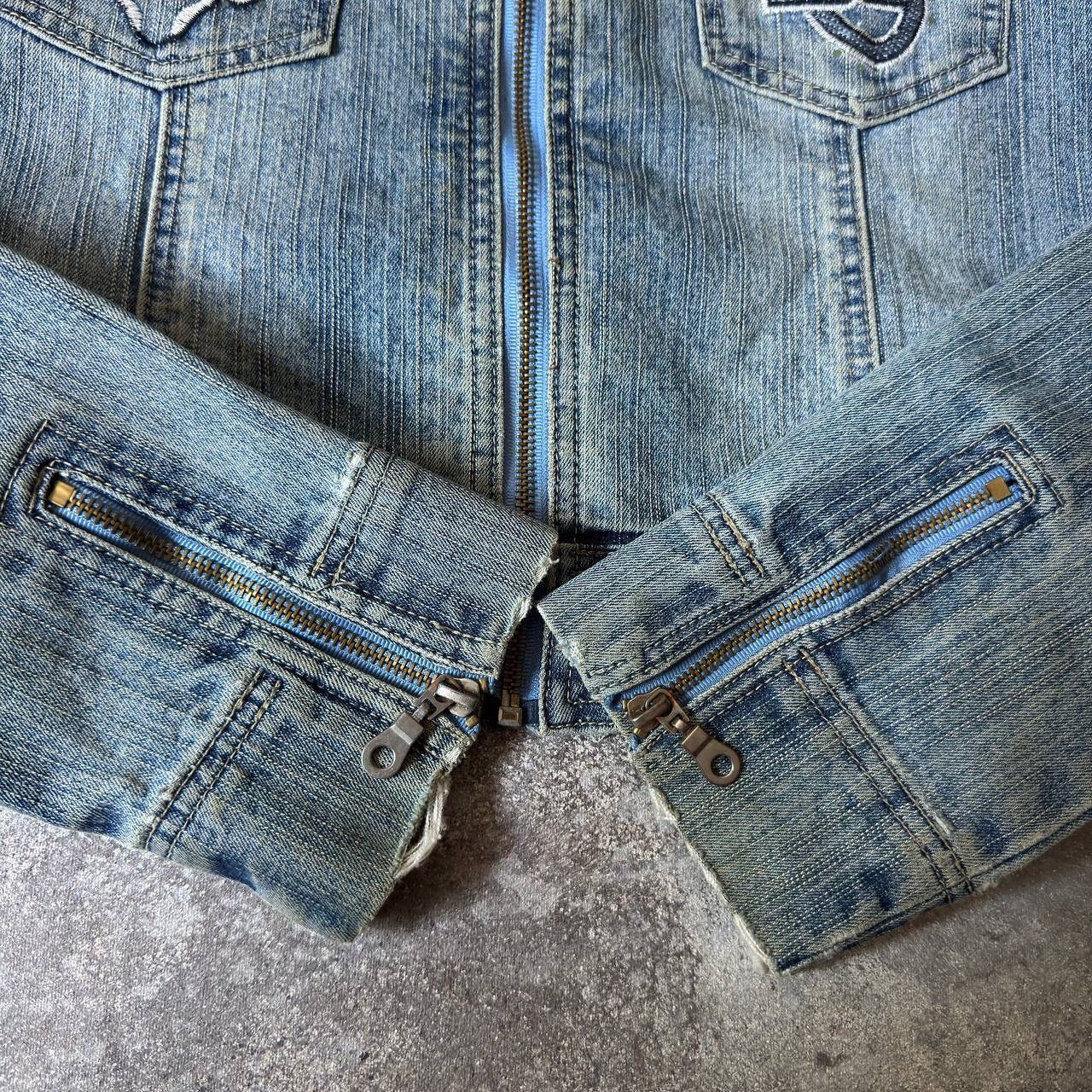 Japanese Brand D&G Vintage Washed Denim Jacket Size M / US 6-8 / IT 42-44 - 4 Thumbnail