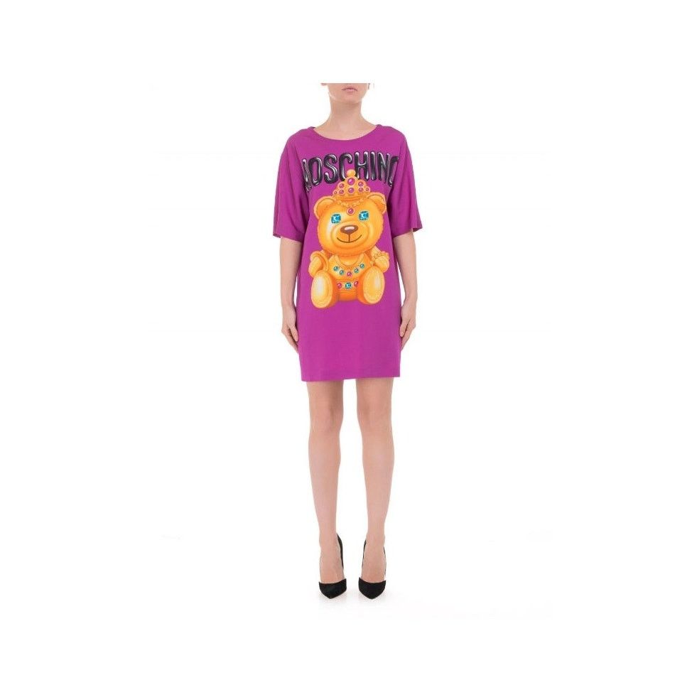 Moschino SS17 Moschino Couture Jeremy Scott Crowned Teddy Bear Dress Size S / US 4 / IT 40 - 1 Thumbnail