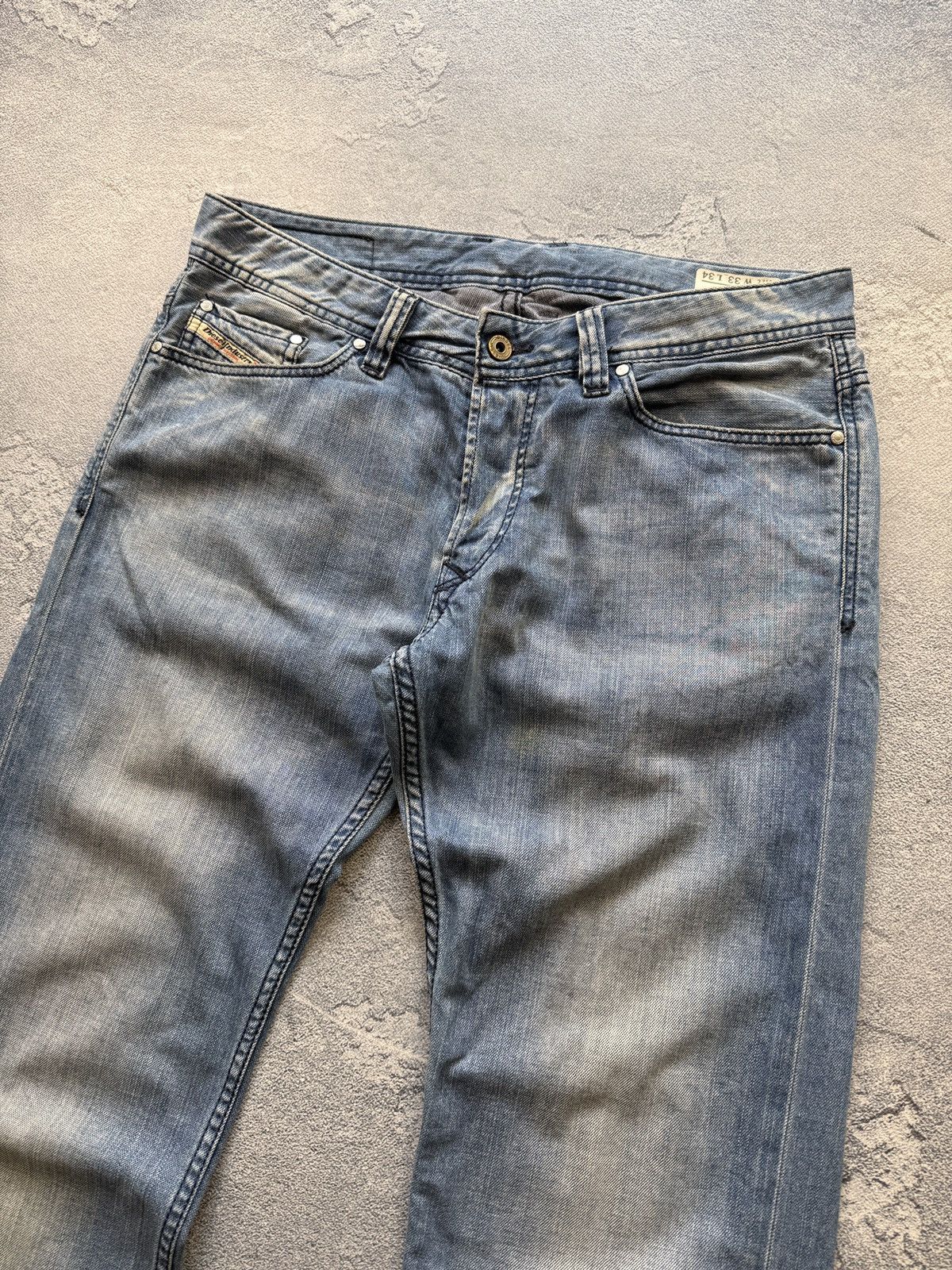 Diesel Vintage 90’s Diesel Jeans Avantgarde Pocket Designer Japanes Size US 33 - 2 Thumbnail