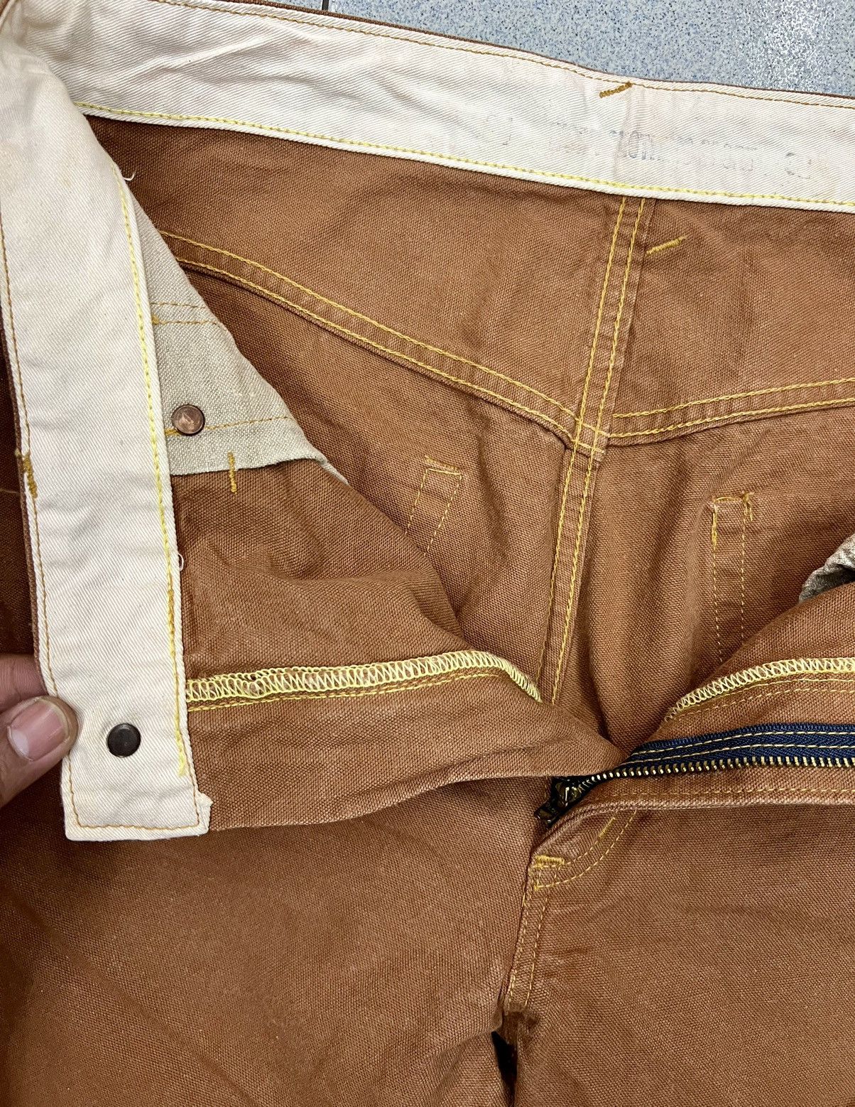 Vintage Vintage 80s Unbranded Worker Pants Size US 34 / EU 50 - 8 Thumbnail