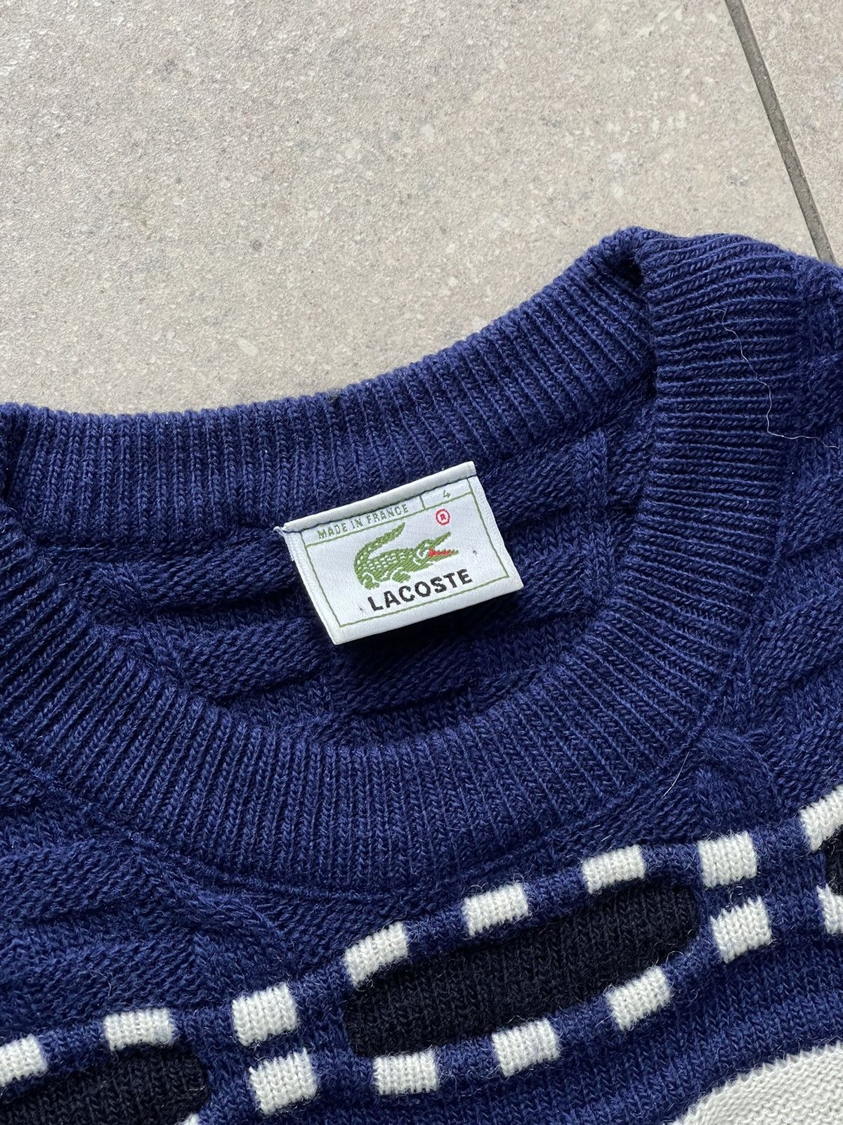 Coogi 90’s Lacoste Vintage Coogi style sweater knit multicolour Size US M / EU 48-50 / 2 - 12 Thumbnail