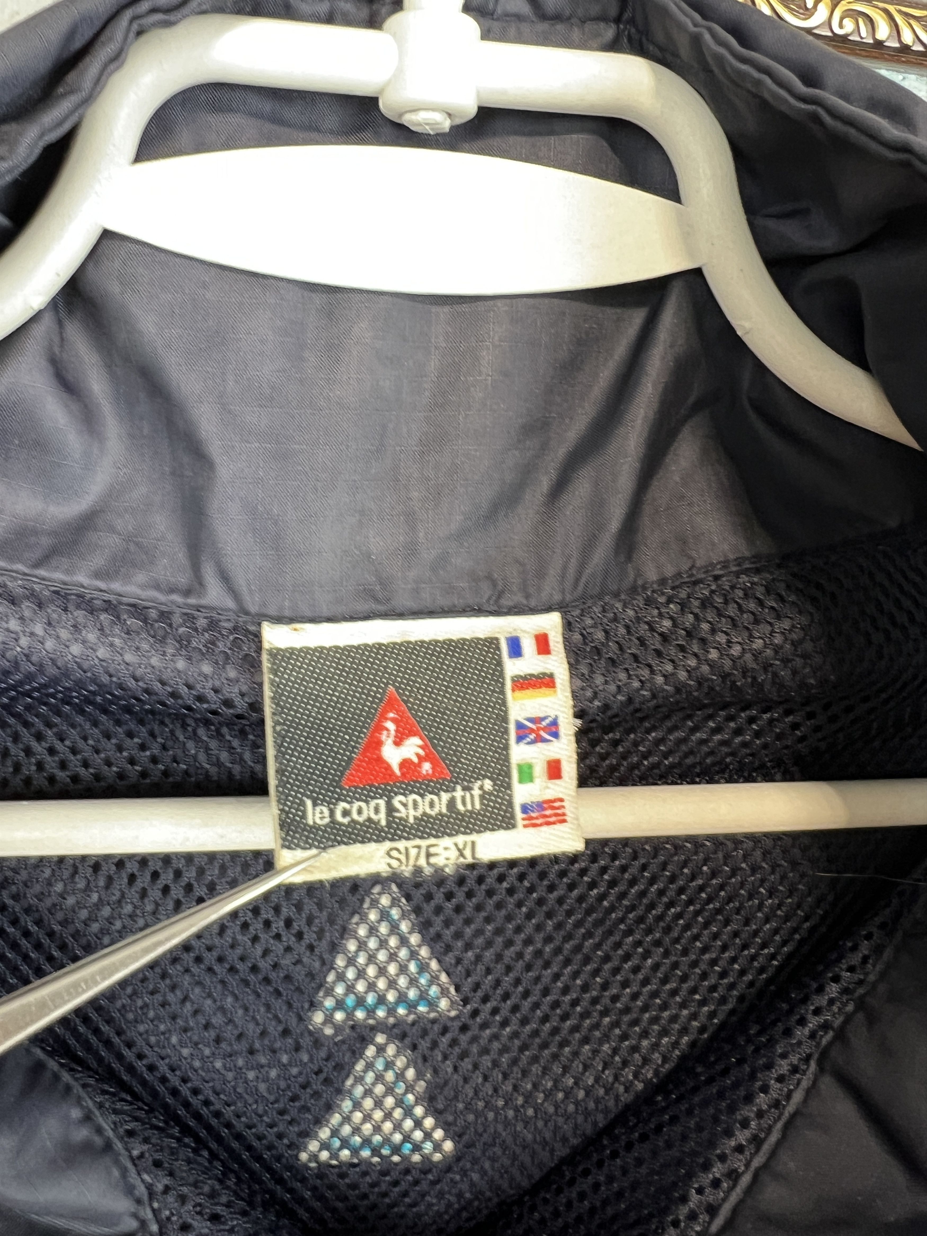 Le Coq Sportif Vintage Manchester City Rain Football Jacket Windbreaker Size US XL / EU 56 / 4 - 9 Thumbnail