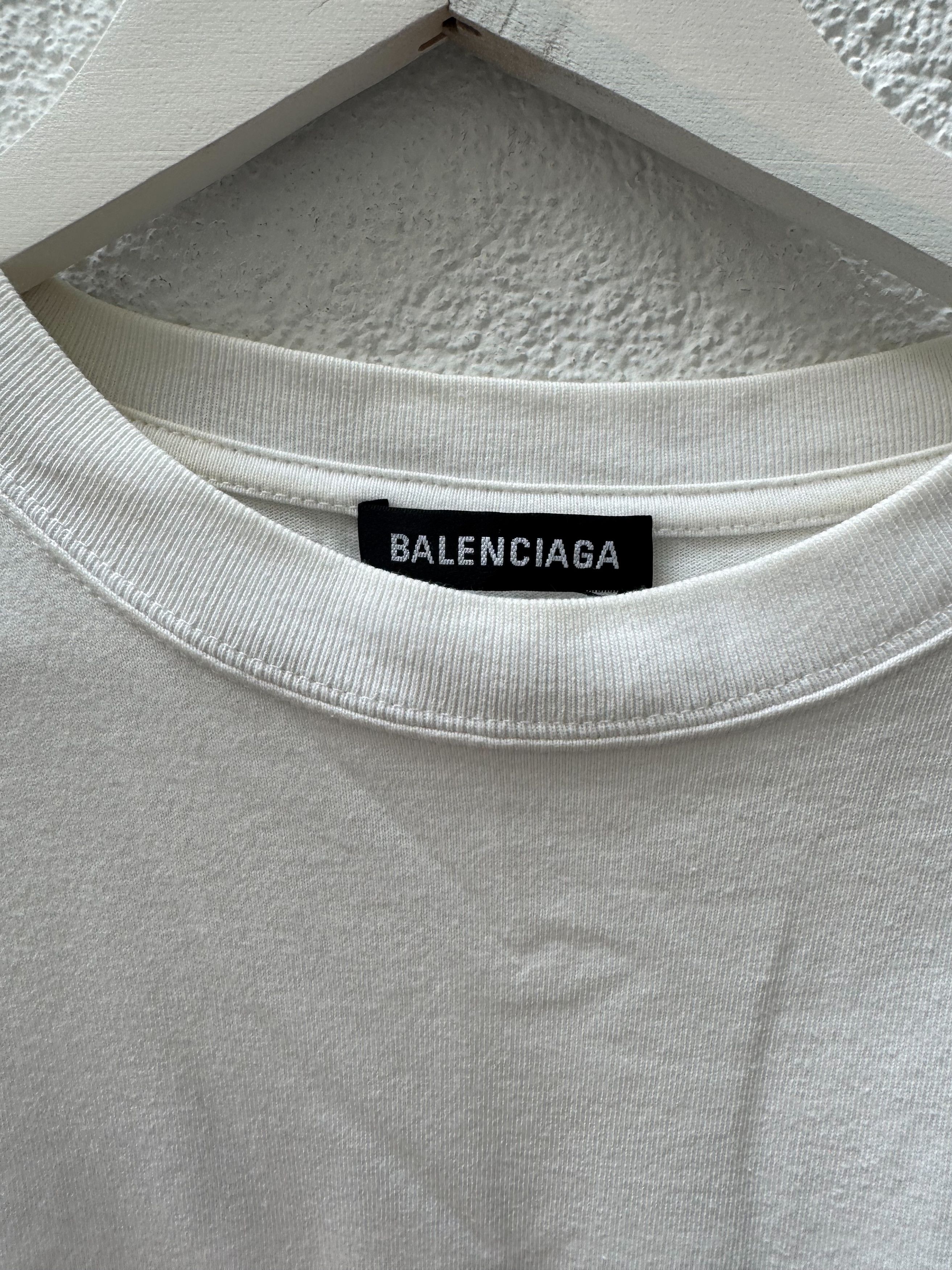 Balenciaga 2017 Balenciaga Campaign Tee - White Size US L / EU 52-54 / 3 - 4 Thumbnail