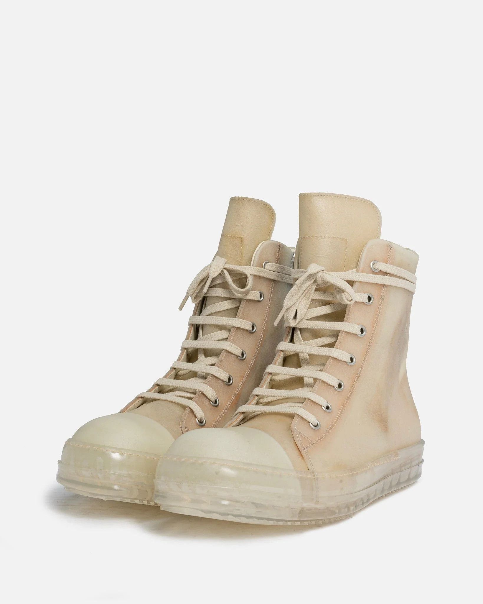 Rick Owens Rick Owens EDFU Ramones Natural/Clear IT41 Size US 8 / EU 41 - 1 Thumbnail