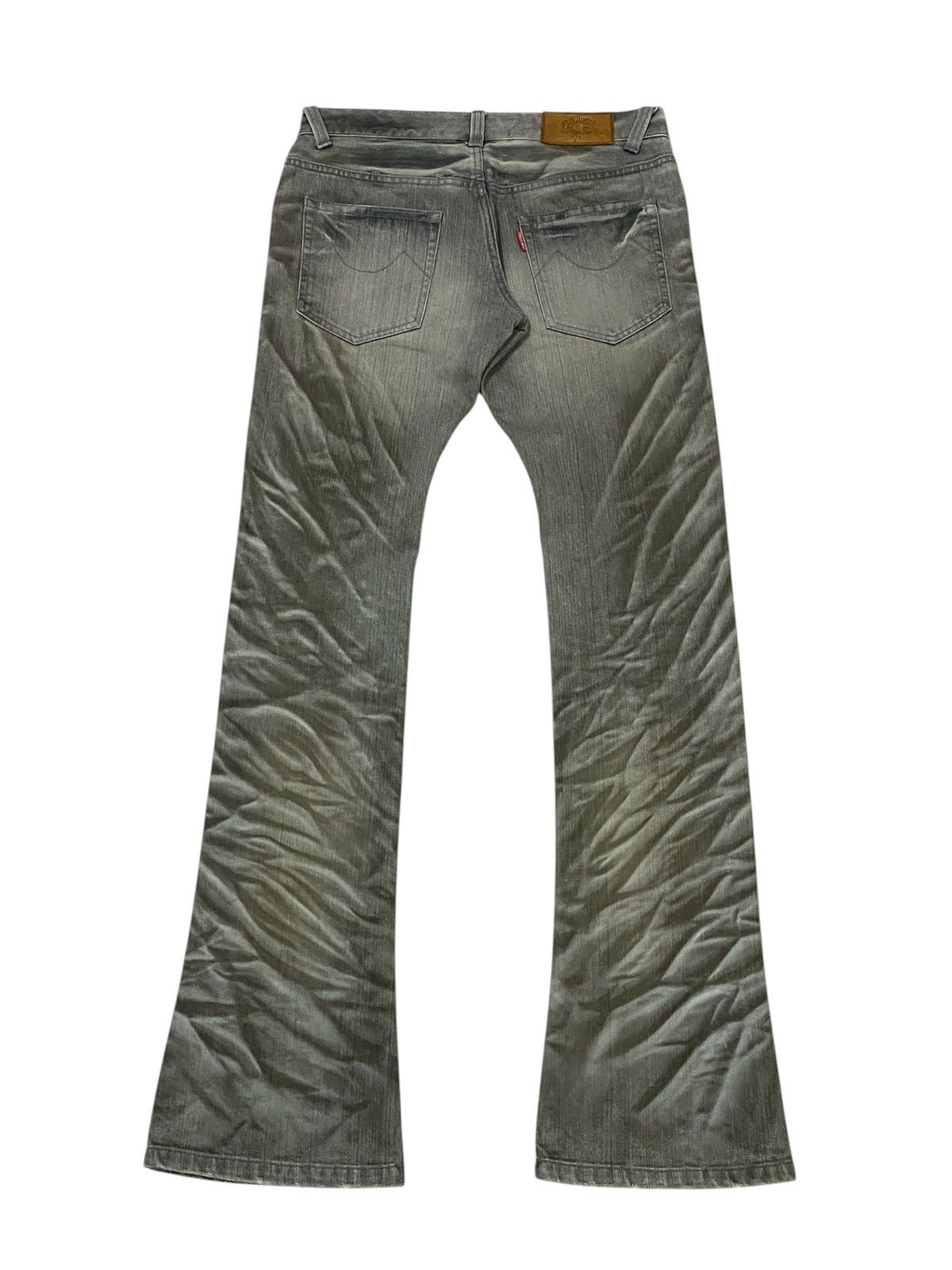 Tornado Mart 💃Tornado Mart Smokey Bootcut Denim Pants Size 30" / US 8 / IT 44 - 3 Thumbnail