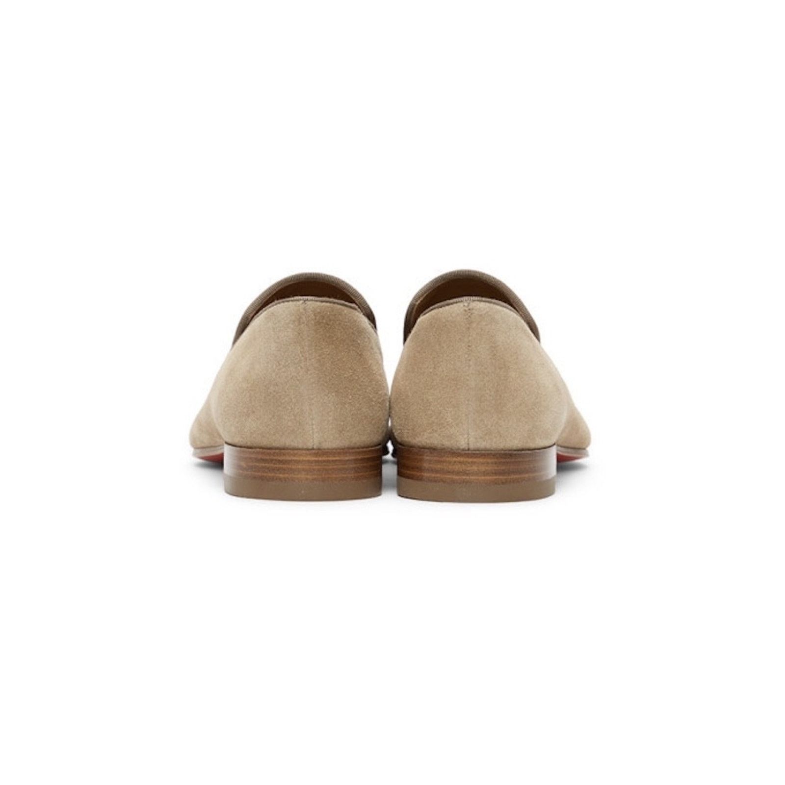 Christian Louboutin Mens Dandelion Flat Champignon Beige Dress Loafer 43.5 10.5 Size US 10.5 / EU 43-44 - 13 Thumbnail