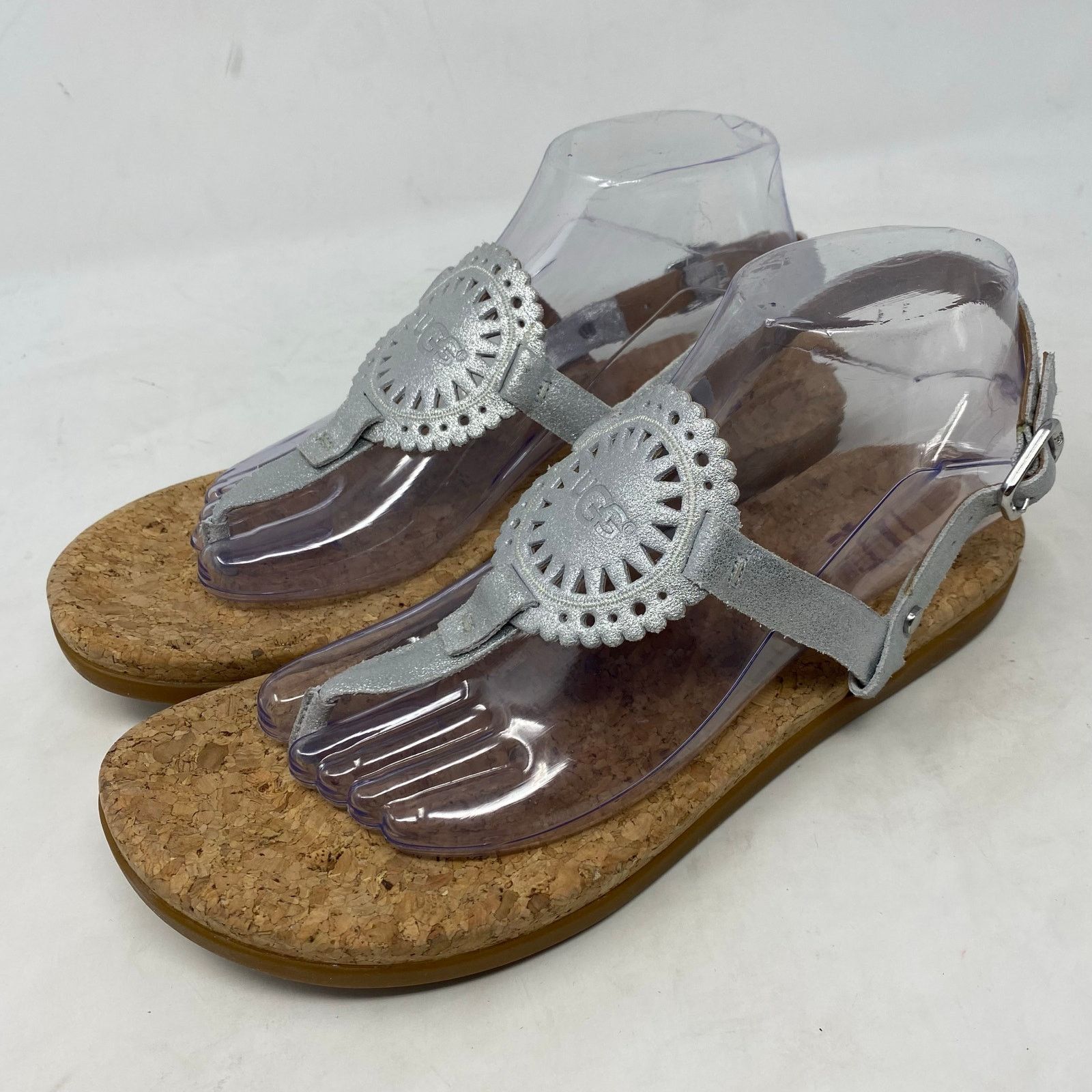 Ugg UGG Ayden II Leather Thong Strap Sandals Womens Size 9.5 Size US 9.5 / IT 39.5 - 1 Thumbnail