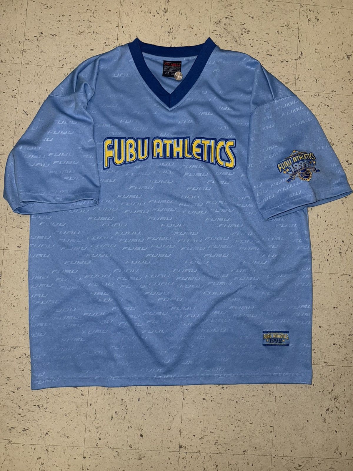 Fubu Embroidered Fubu Athletics T-Shirt Size US XXL / EU 58 / 5 - 1 Thumbnail