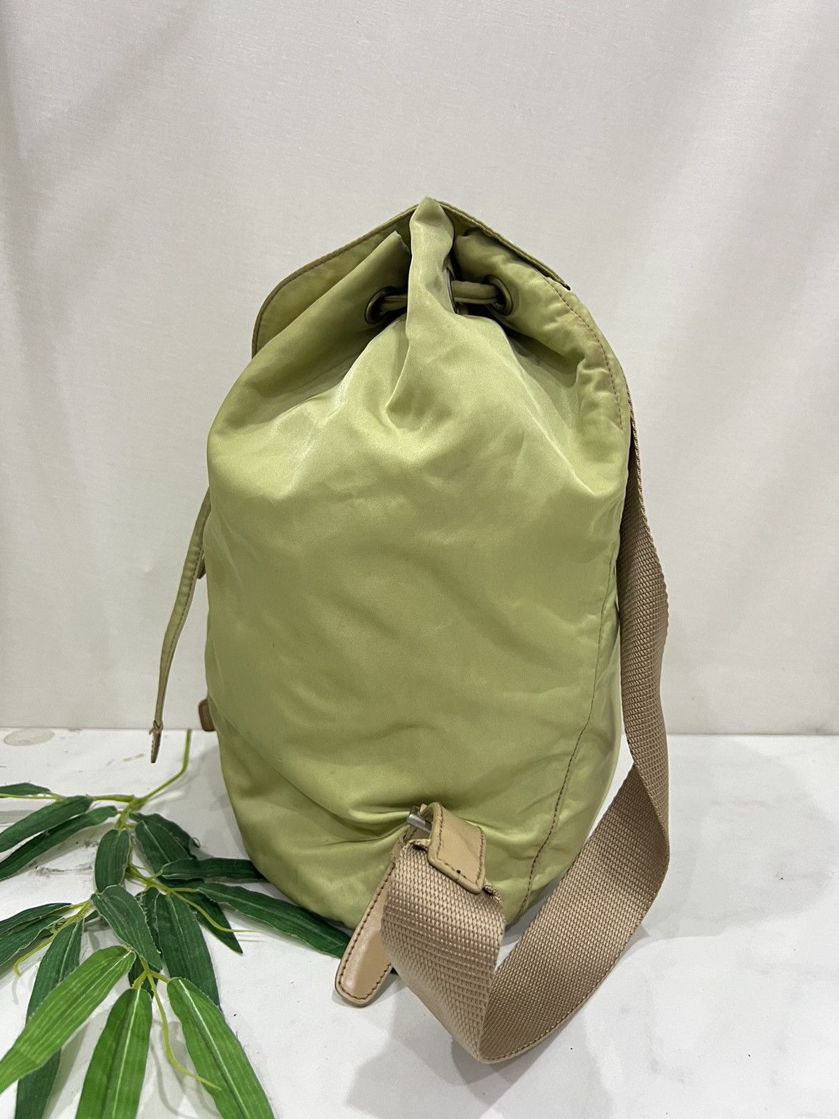 Prada Vintage prada backpack cream nylone Size ONE SIZE - 4 Thumbnail