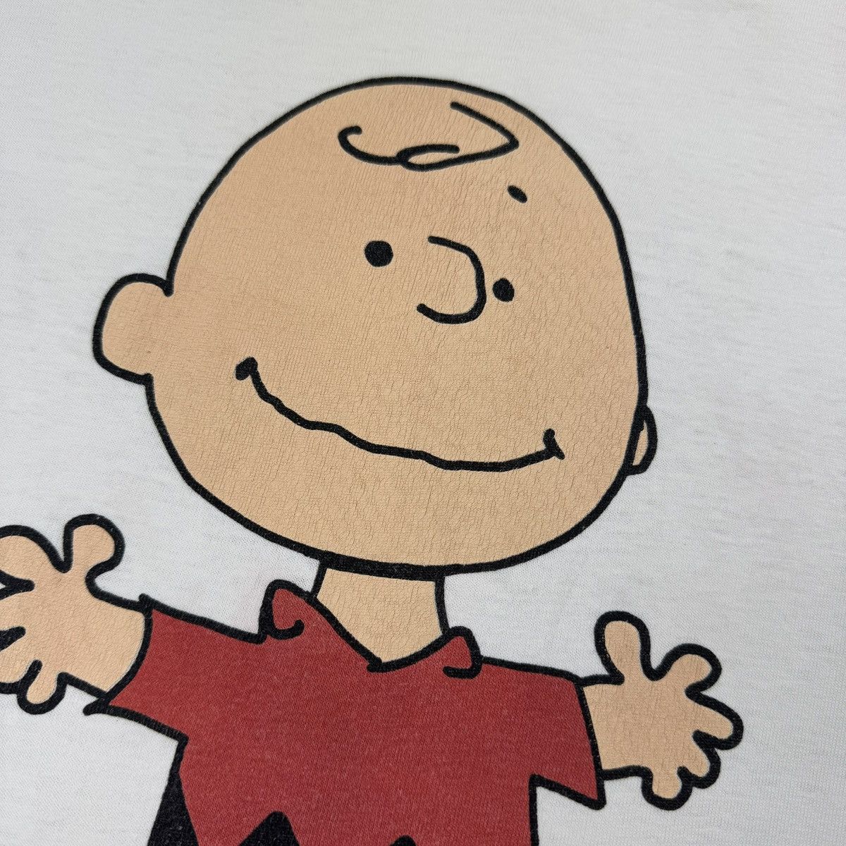 Vintage Vintage Cartoon Peanuts Charlie Brown Graphic T-shirt Size US L / EU 52-54 / 3 - 7 Thumbnail