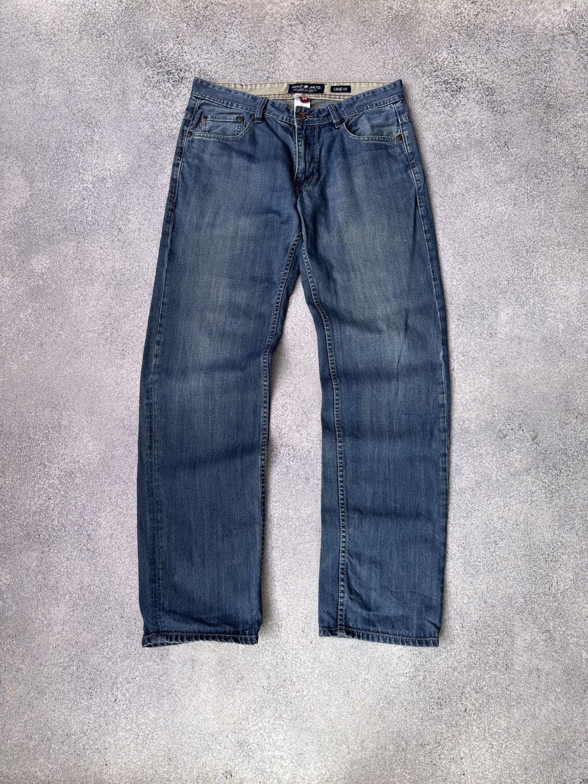 Ecko Unltd. × Vintage Vintage Ecko Unltd Baggy Loose Fit Jeans Size US 36 / EU 52 - 7 Thumbnail