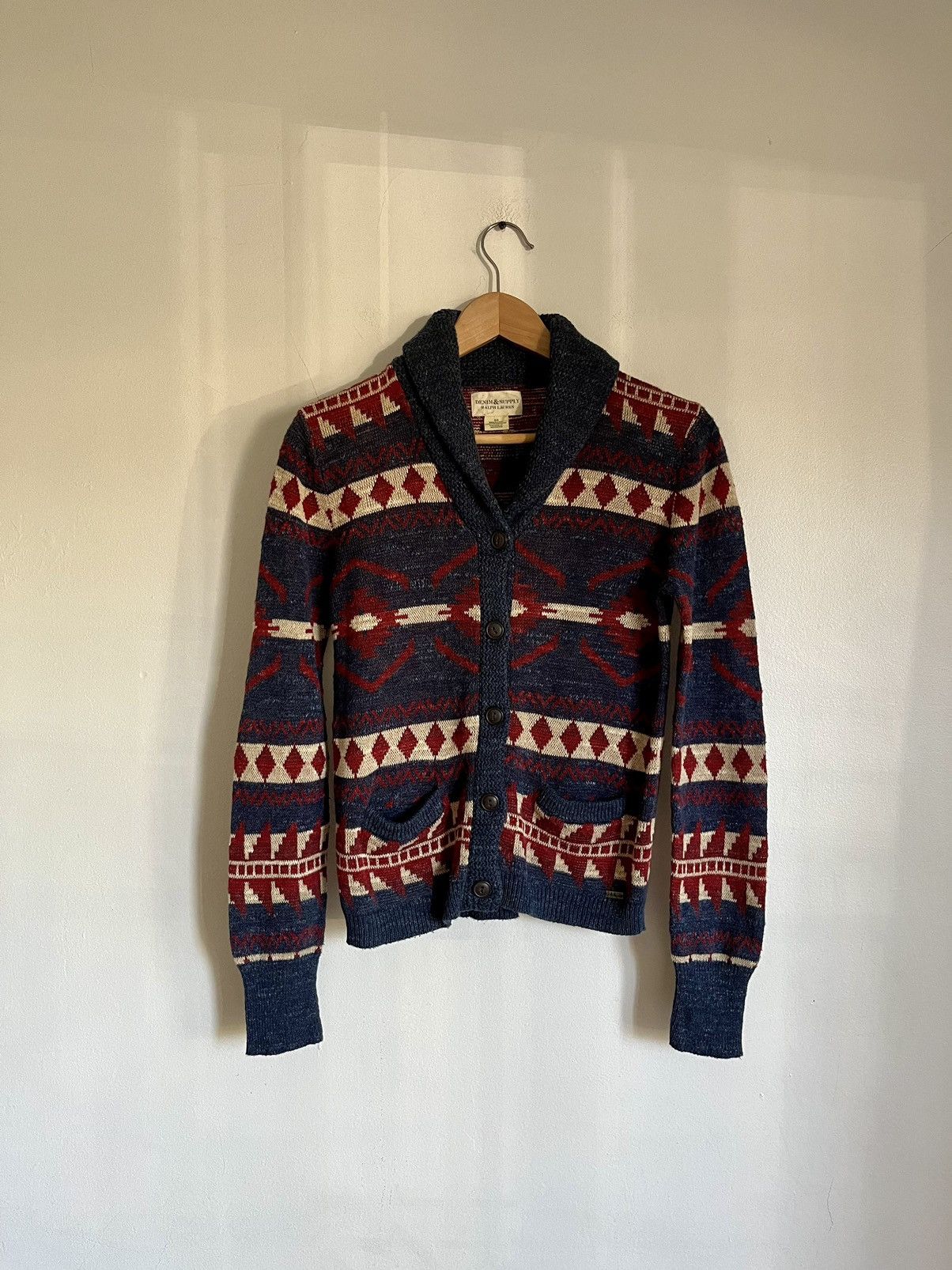 Ralph Lauren Denim Supply Vintage Knit Cardigan jacket