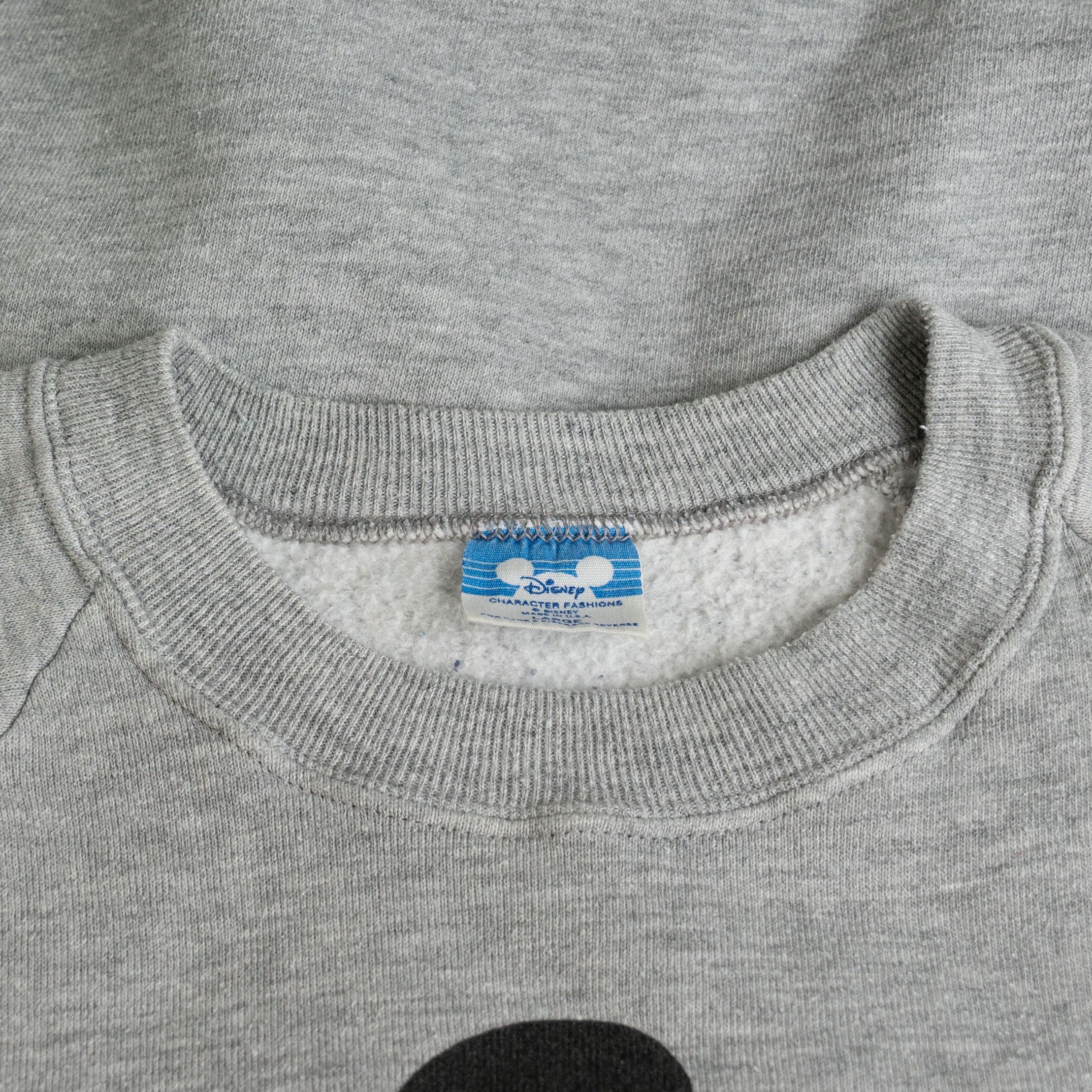 Disney Vintage 1980's Mickey Grey crewneck Size US L / EU 52-54 / 3 - 3 Thumbnail