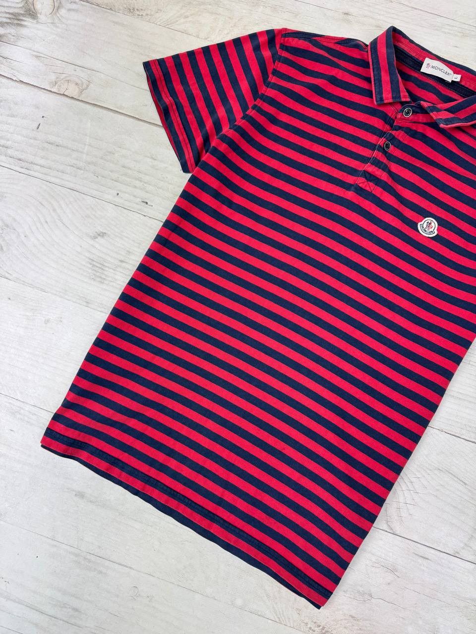 Moncler Moncler Maglia Polo Manica Corta Shirt Striped Size US L / EU 52-54 / 3 - 3 Thumbnail