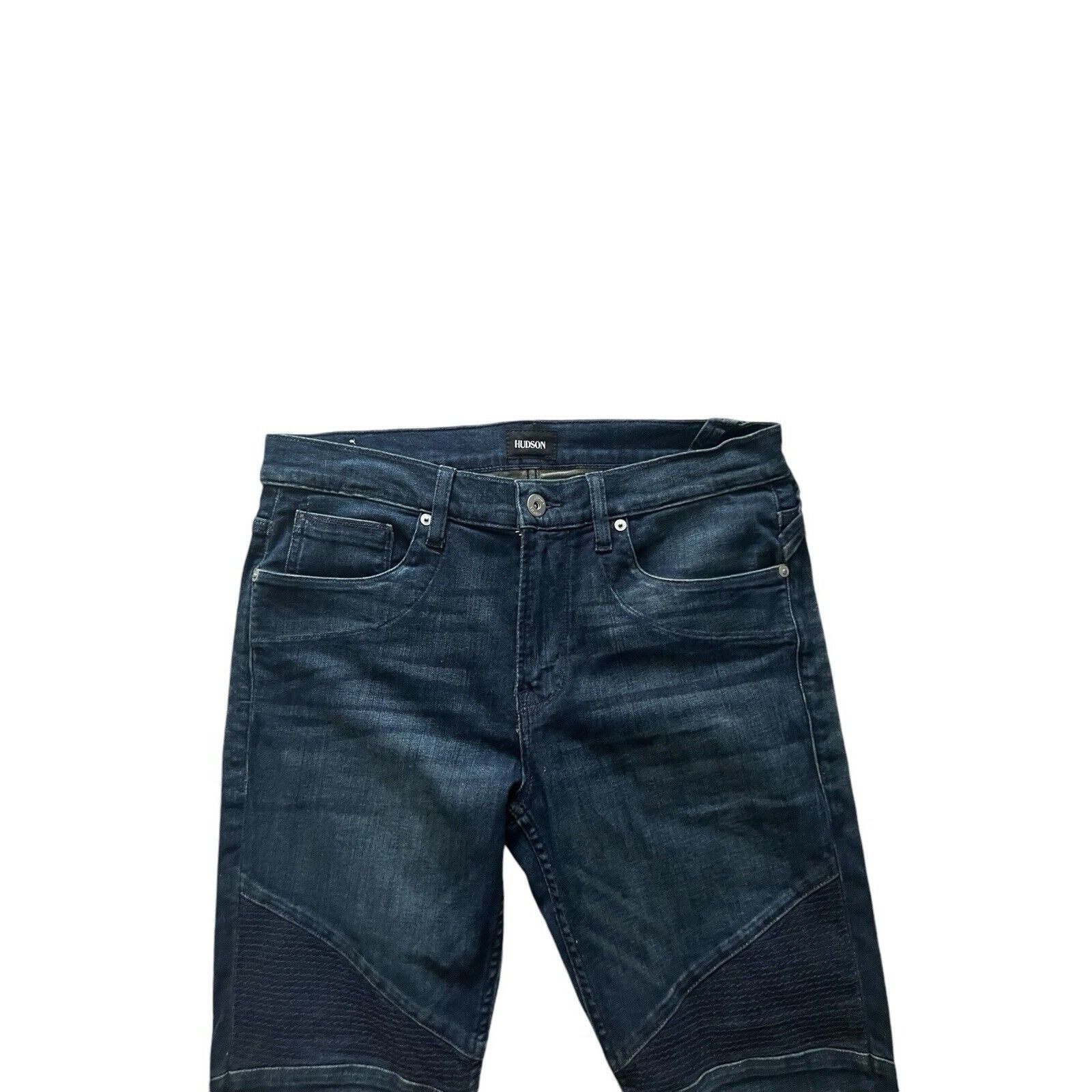 Hudson Hudson Jeans Skinny Men's Denim Dark Blue $245 Size 33/32 Size US 33 - 3 Thumbnail