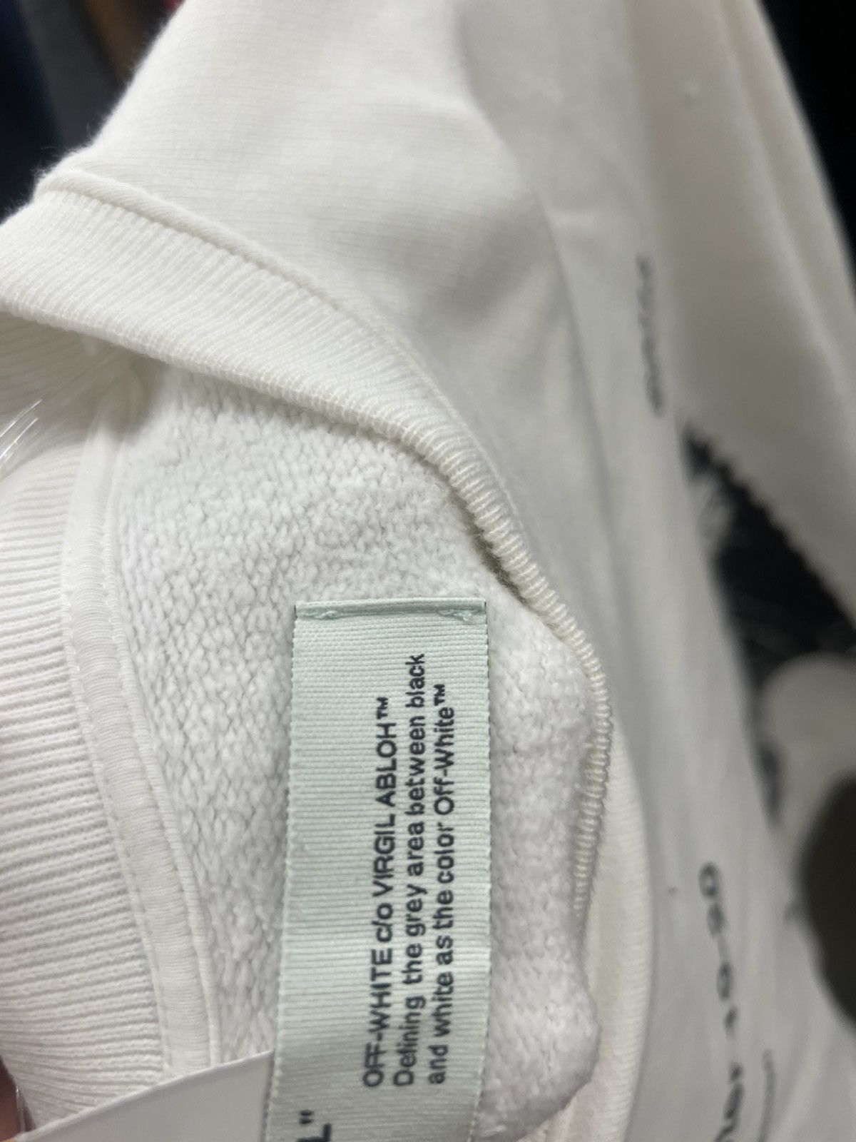 Off-White Off White Ruined Factory Crew Neck Sweatshirt Size US M / EU 48-50 / 2 - 6 Thumbnail
