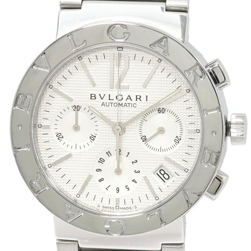 Bvlgari Bvlgari BVLGARI Bulgari Bulgari Stainless Steel Watch Metal Automatic BB38SSCH DUTY FREE for USA Size ONE SIZE - 1 Thumbnail
